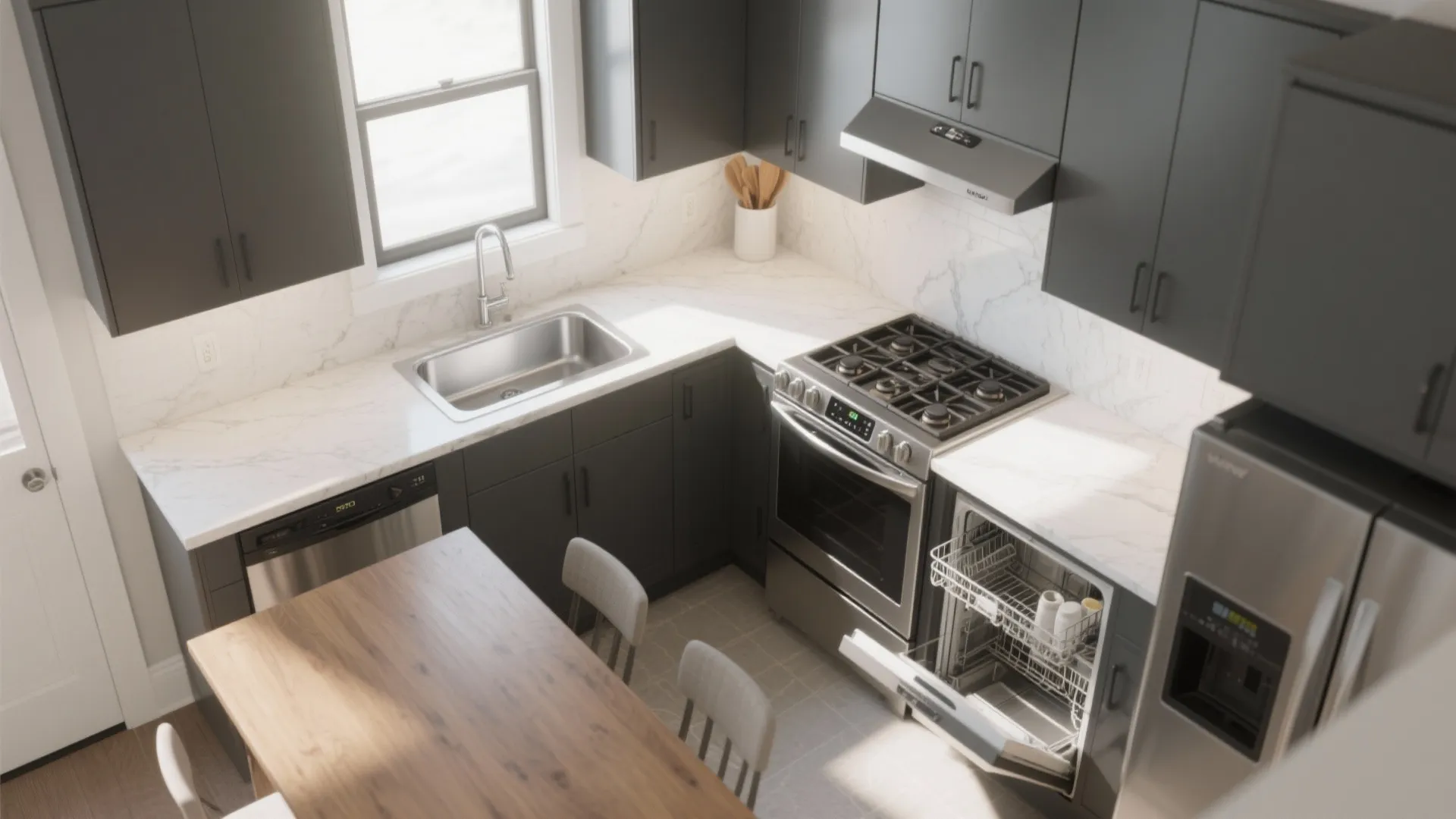 L-Shaped Layout in a Tiny Footprint