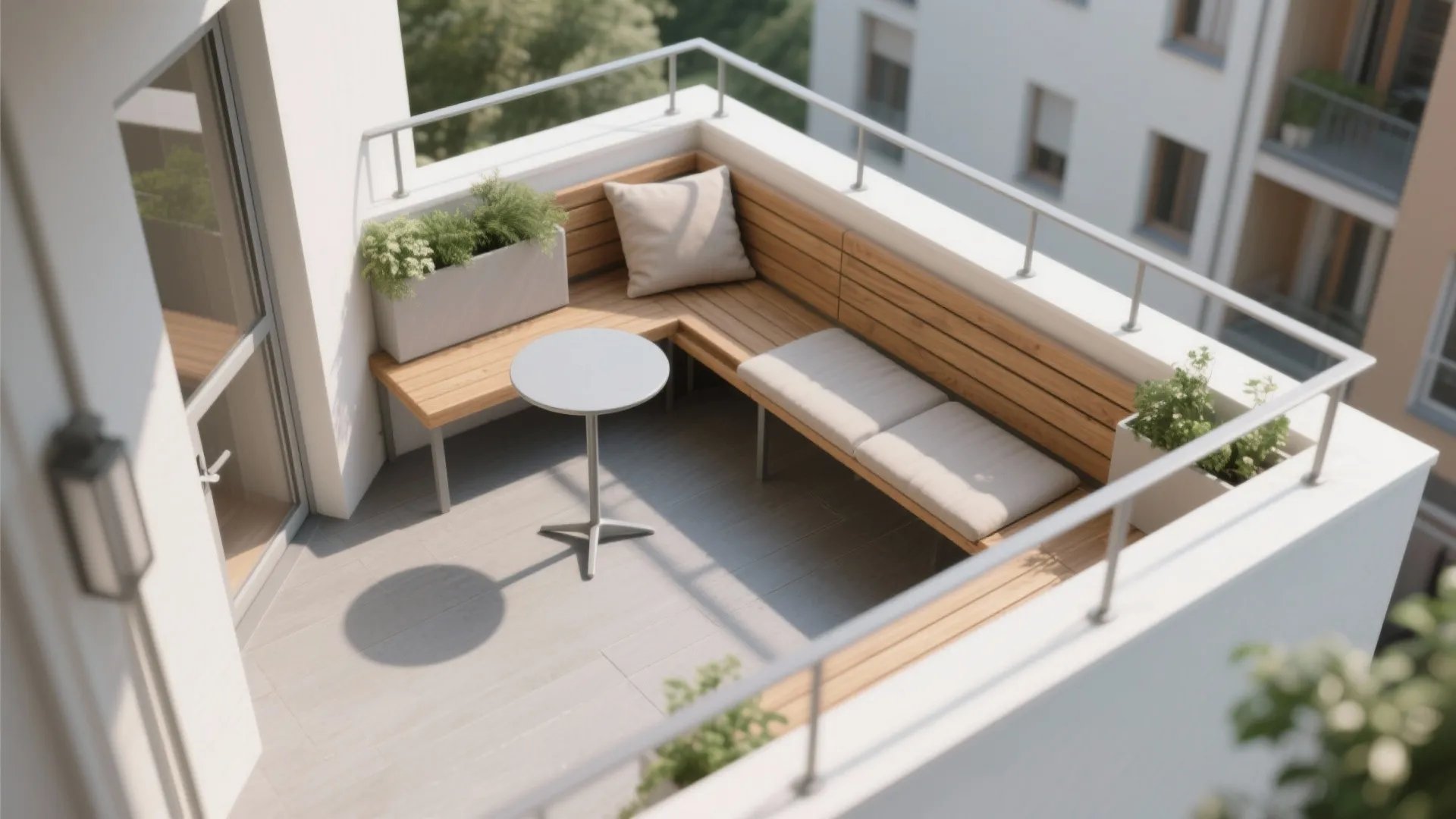 L-Shaped Layout: Seat One Corner, Keep a Clear Walkway