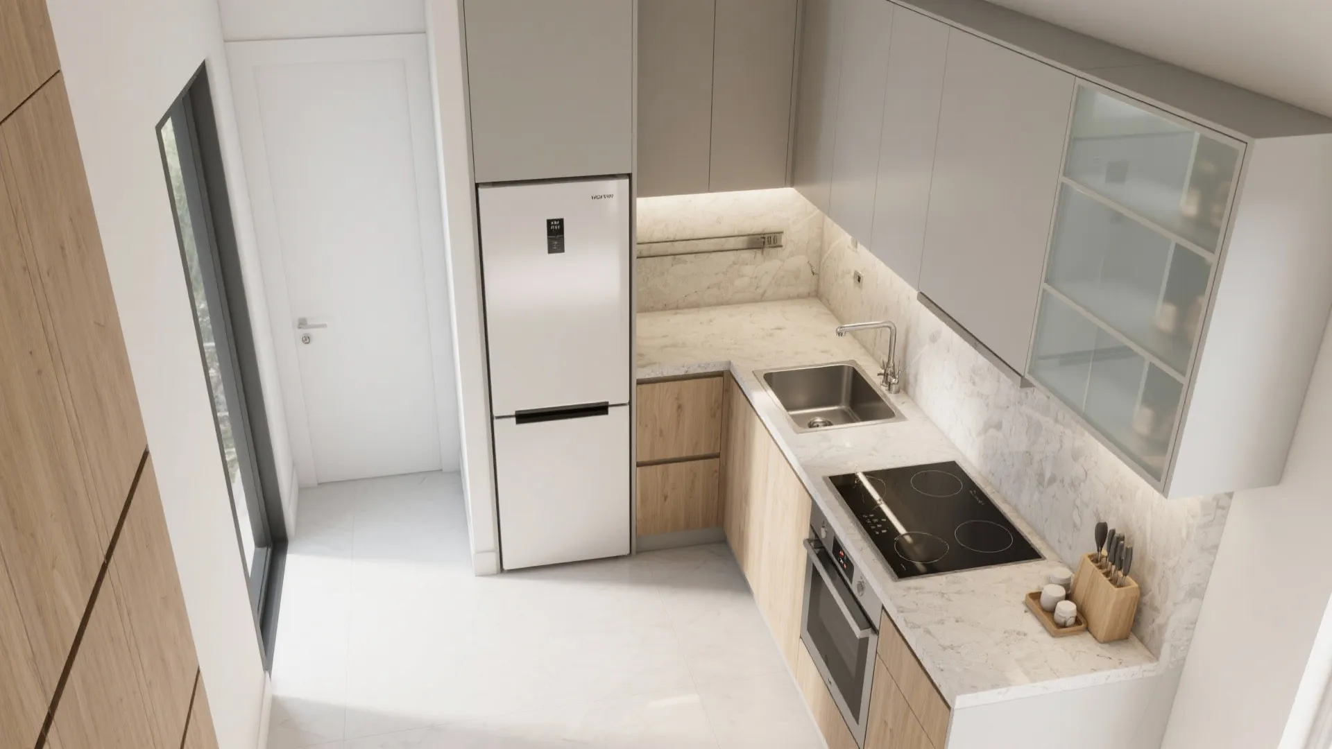 L-Shaped Small Kitchen Layout Done Right