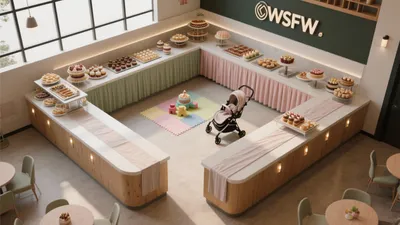 Modern Bakery-Cafe with Family-Friendly Play Area