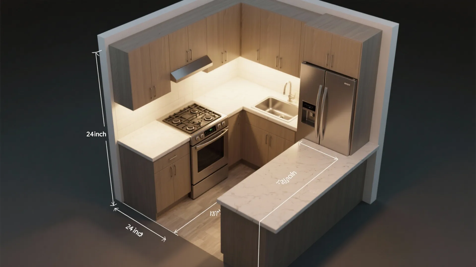 L-Shaped Layout to Unlock Counter Space