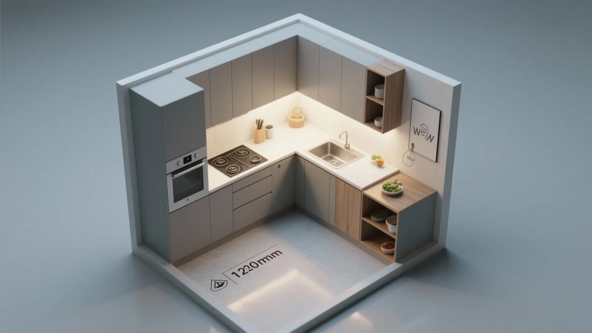 L-Shaped Layout to Unlock More Counter Space