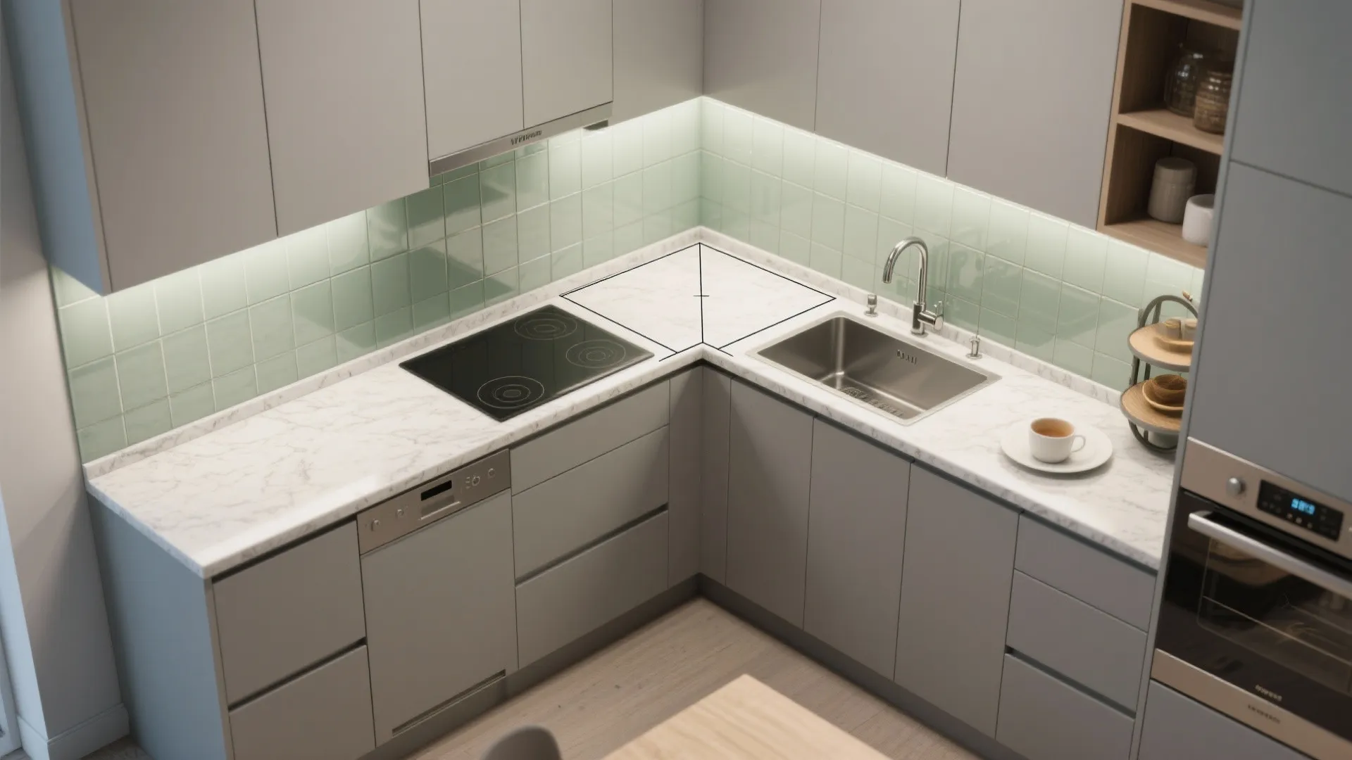 Galley to L conversion for smarter workflow