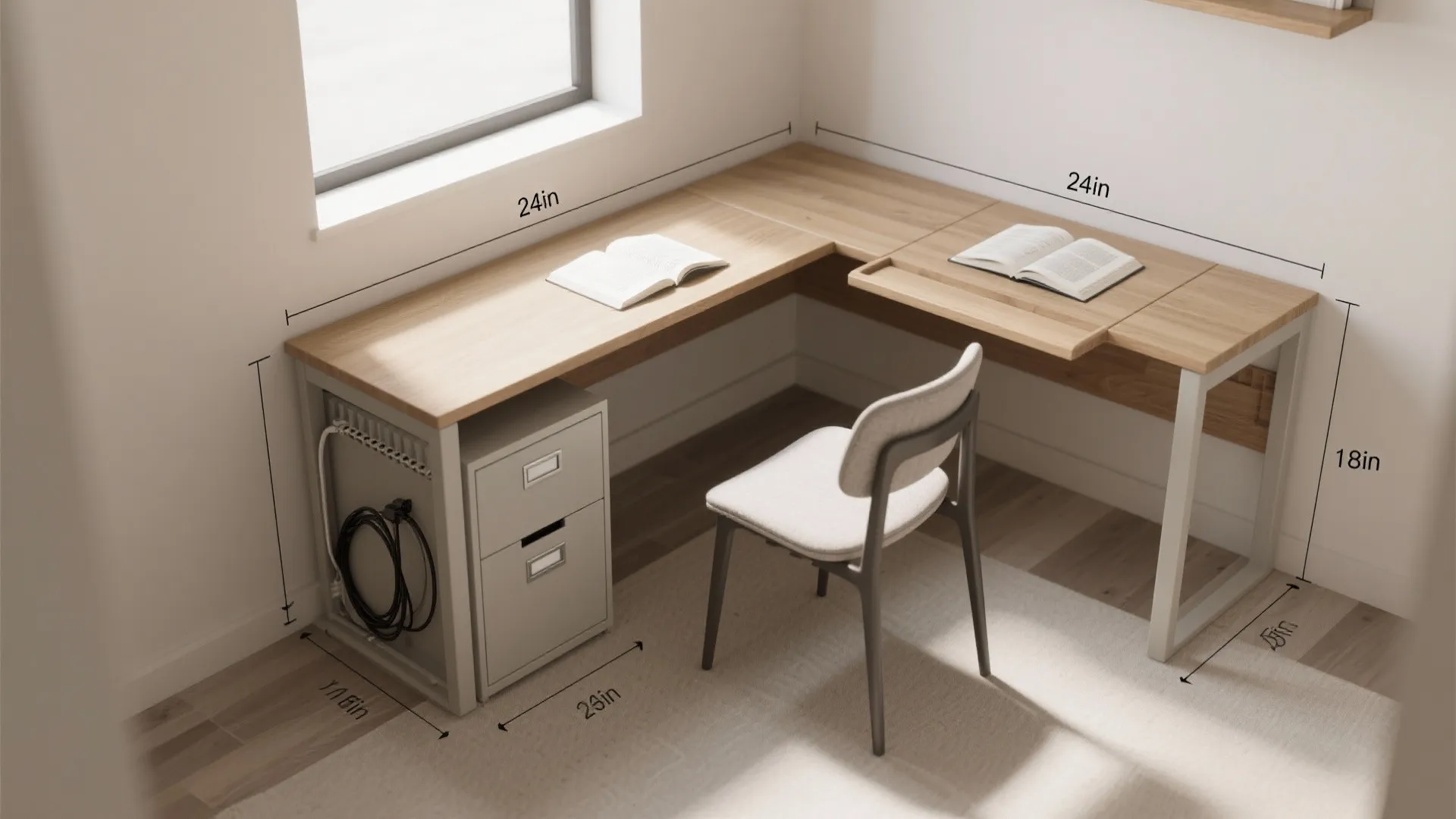 L-Shaped Layout to Unlock More Surface Without Bulk