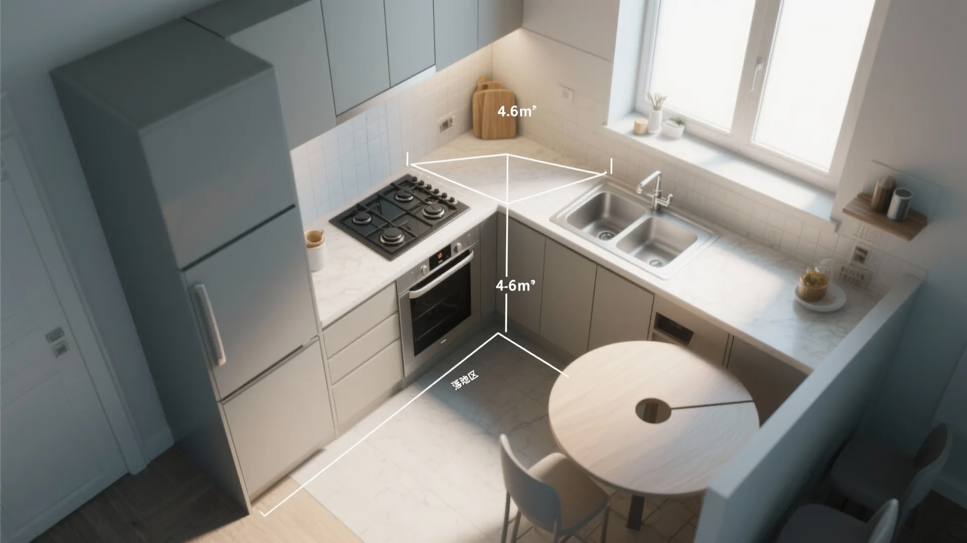 L-Shaped Layout to Unlock More Counter Space