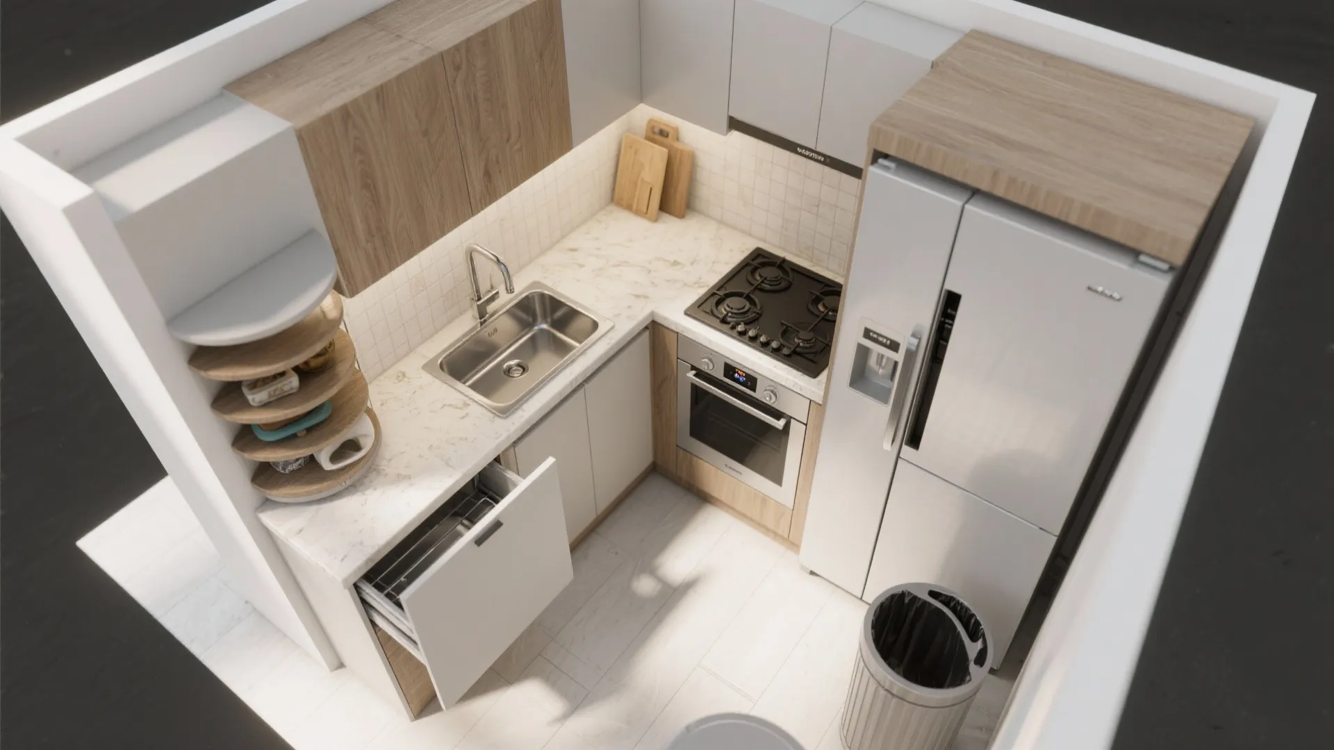 L-Shaped Layouts That Free More Counter Space