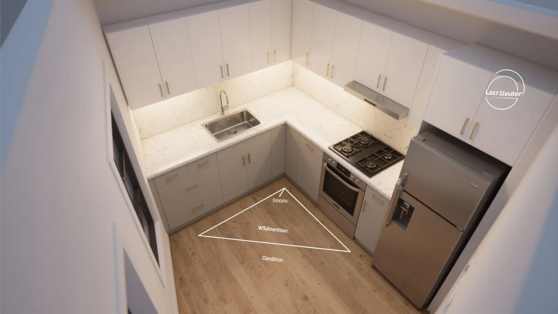 Compact L-Shaped Layout