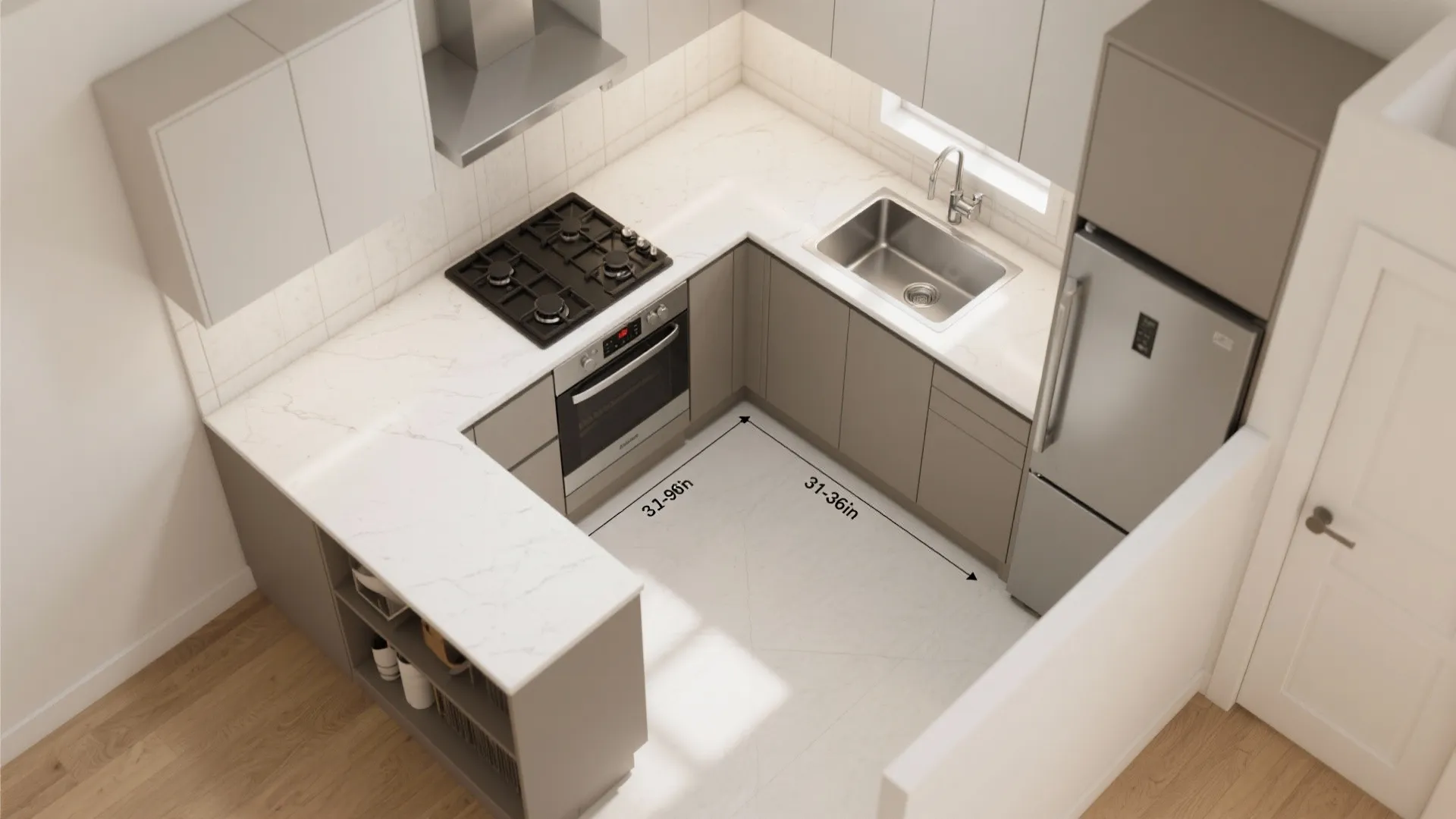 Compact L-Shaped Layouts That Flow