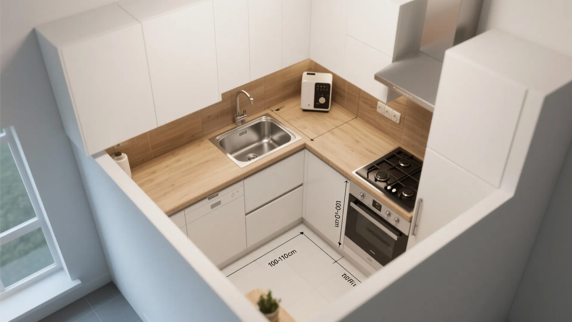 L-Shaped Layouts That Free Counter Space