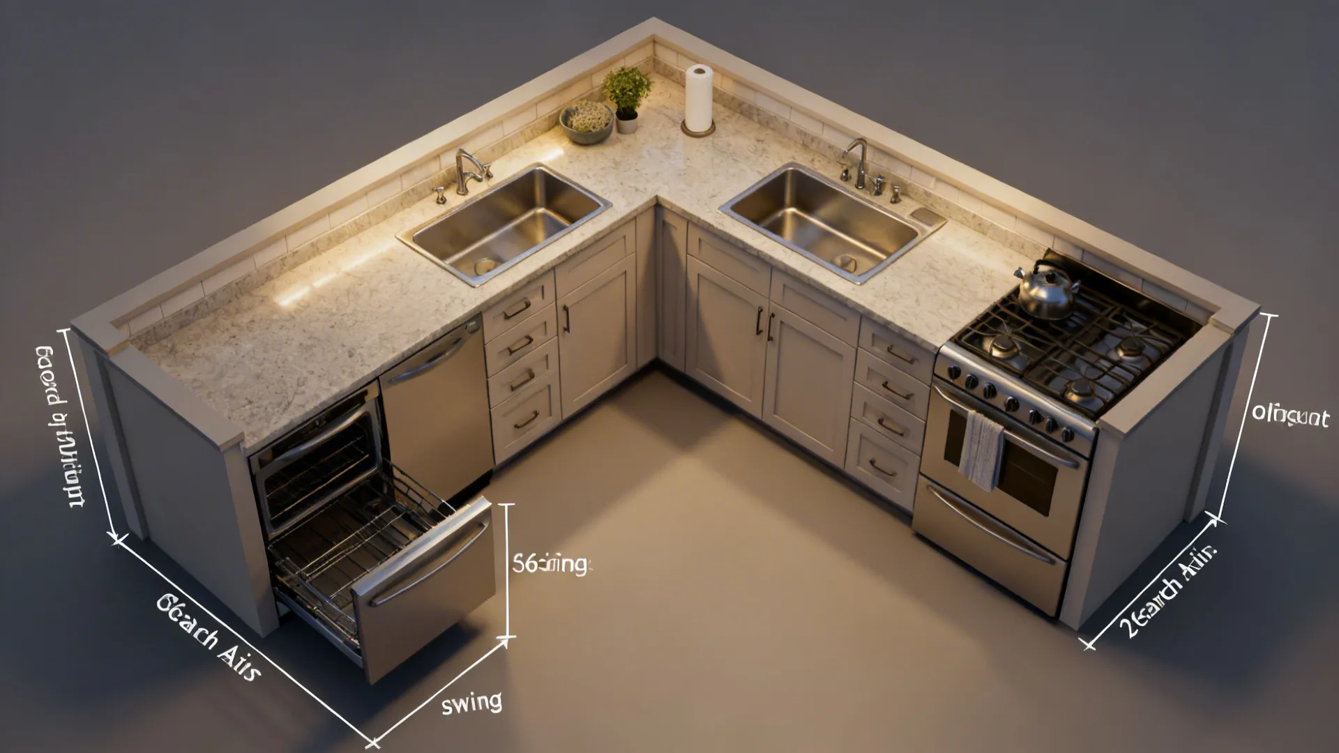 L-Shaped Layouts to Unlock Counter Space