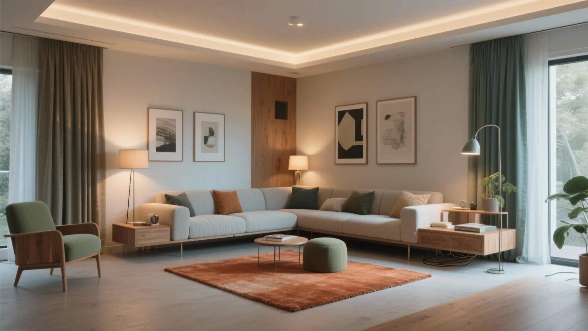 L Shaped Living Room Design: Maximize Your Space with Style: 1 Minute to a Smart, L Shaped Living Room Transformation
