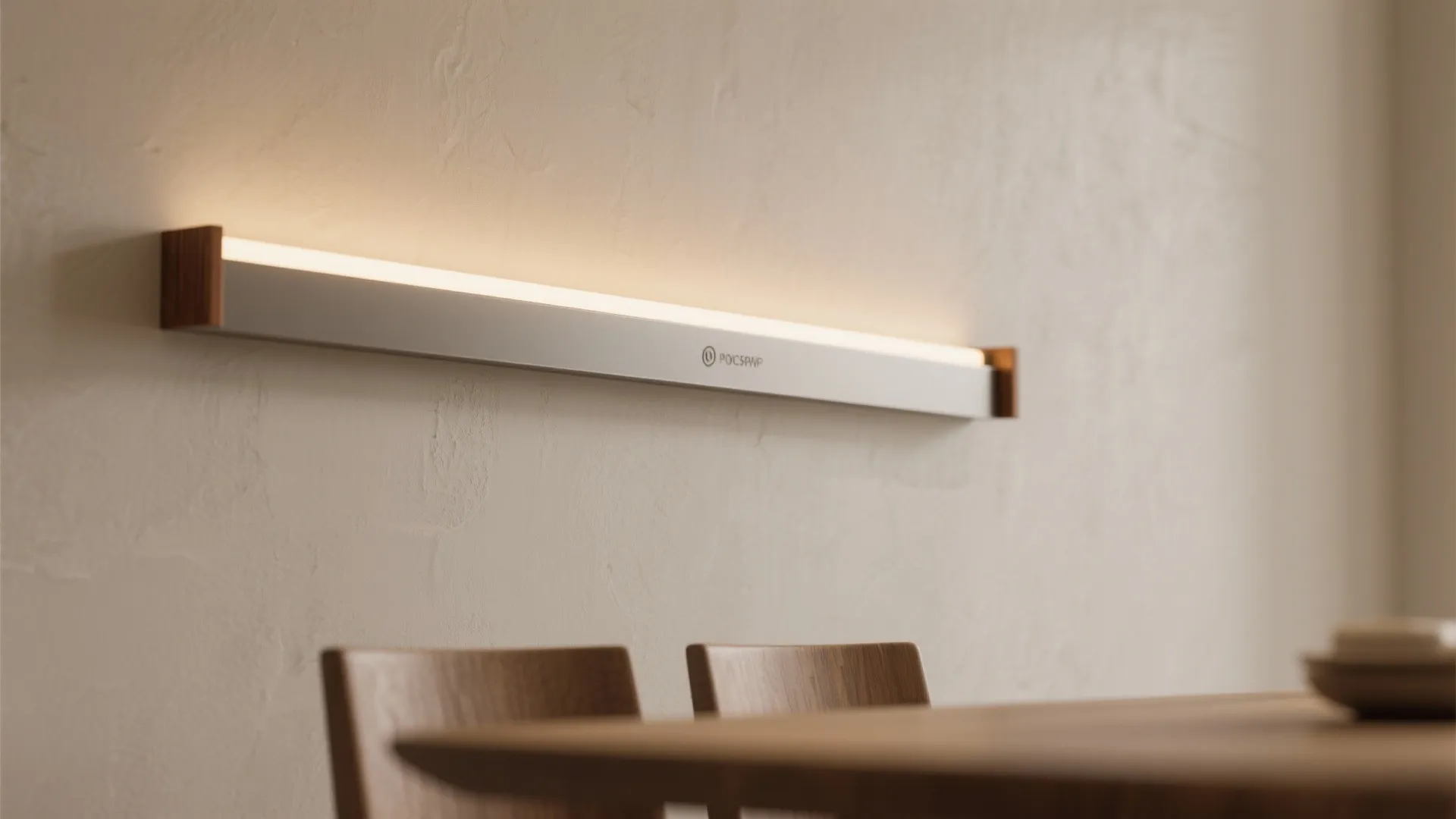 Minimal trims with recessed bands to calm the L