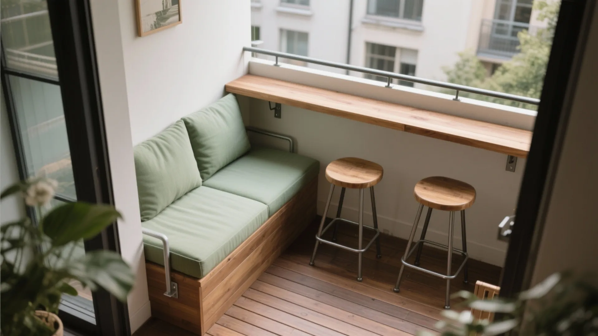 Smart Zoning: L-Shaped Seating and a Slim Bar Ledge