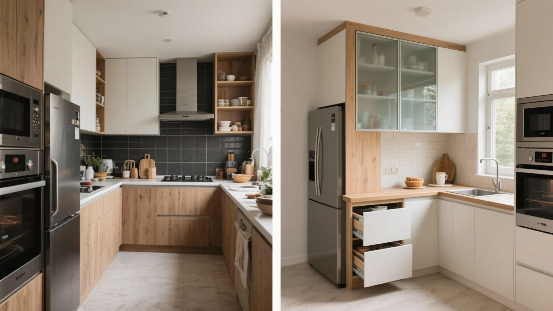 Efficient L-Shaped Layouts