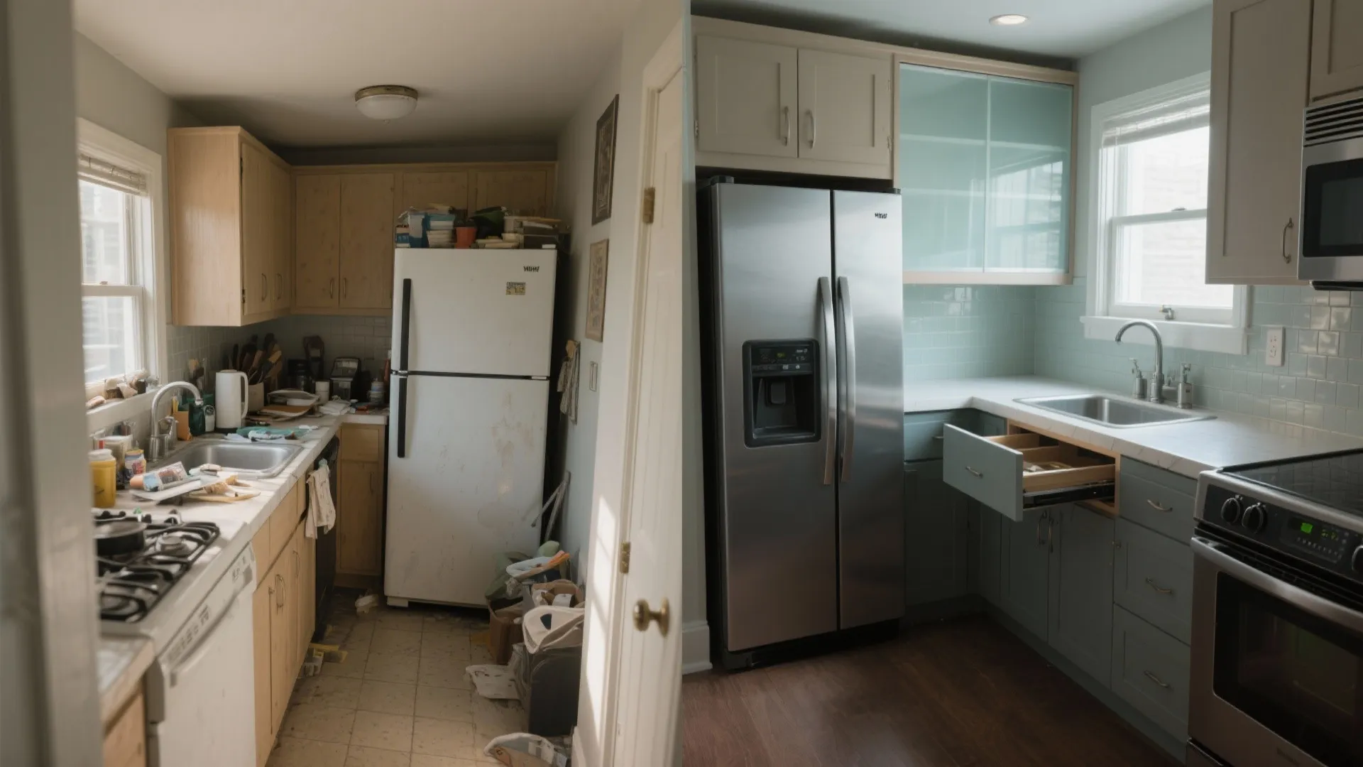 L-Shaped Small Kitchen Layout