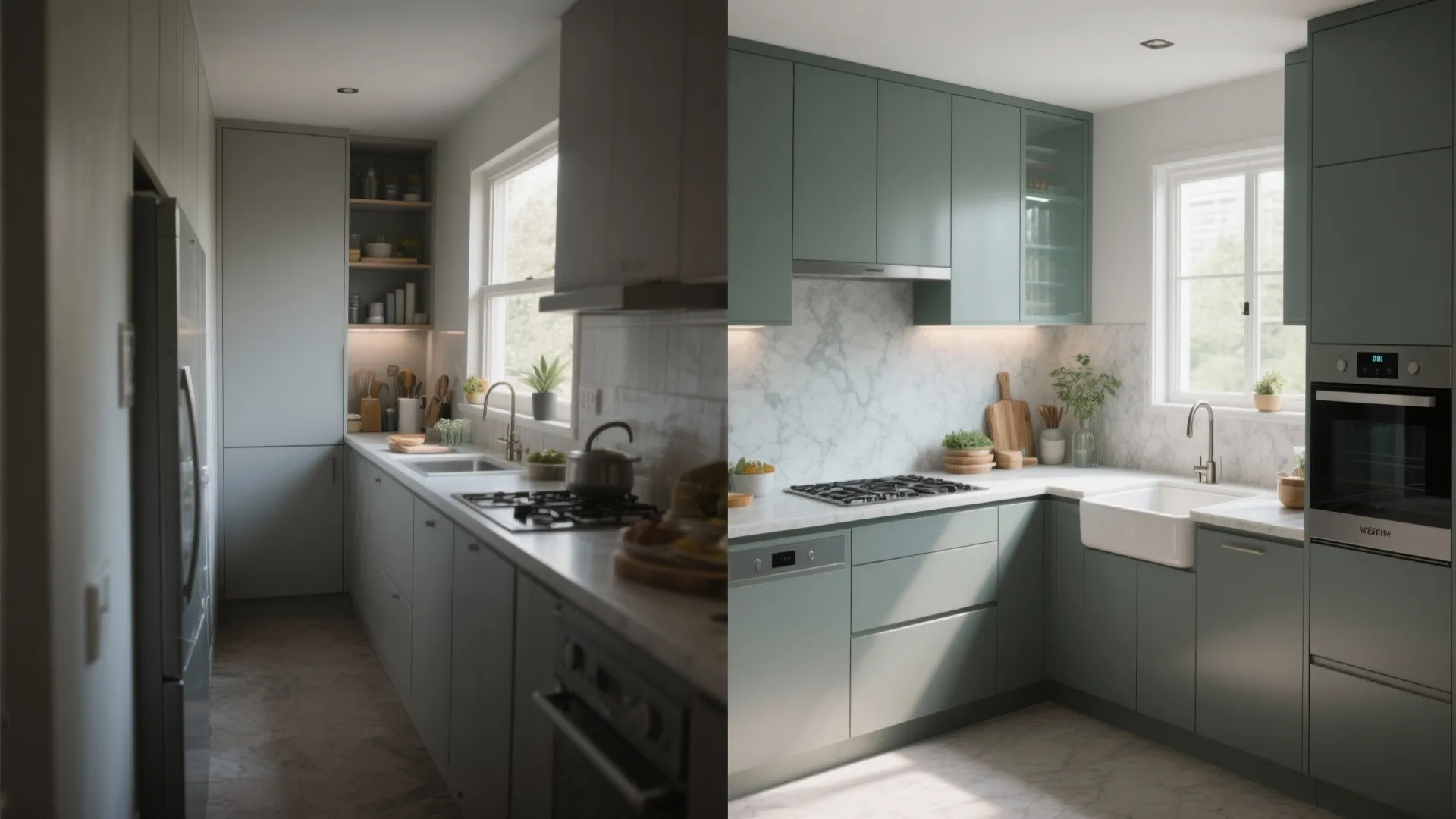 L-Shaped Layout to Unlock Counter Space