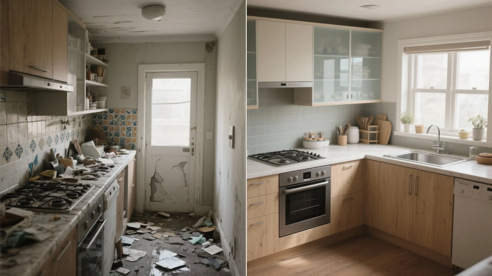 L-shaped small kitchen planning for workflow