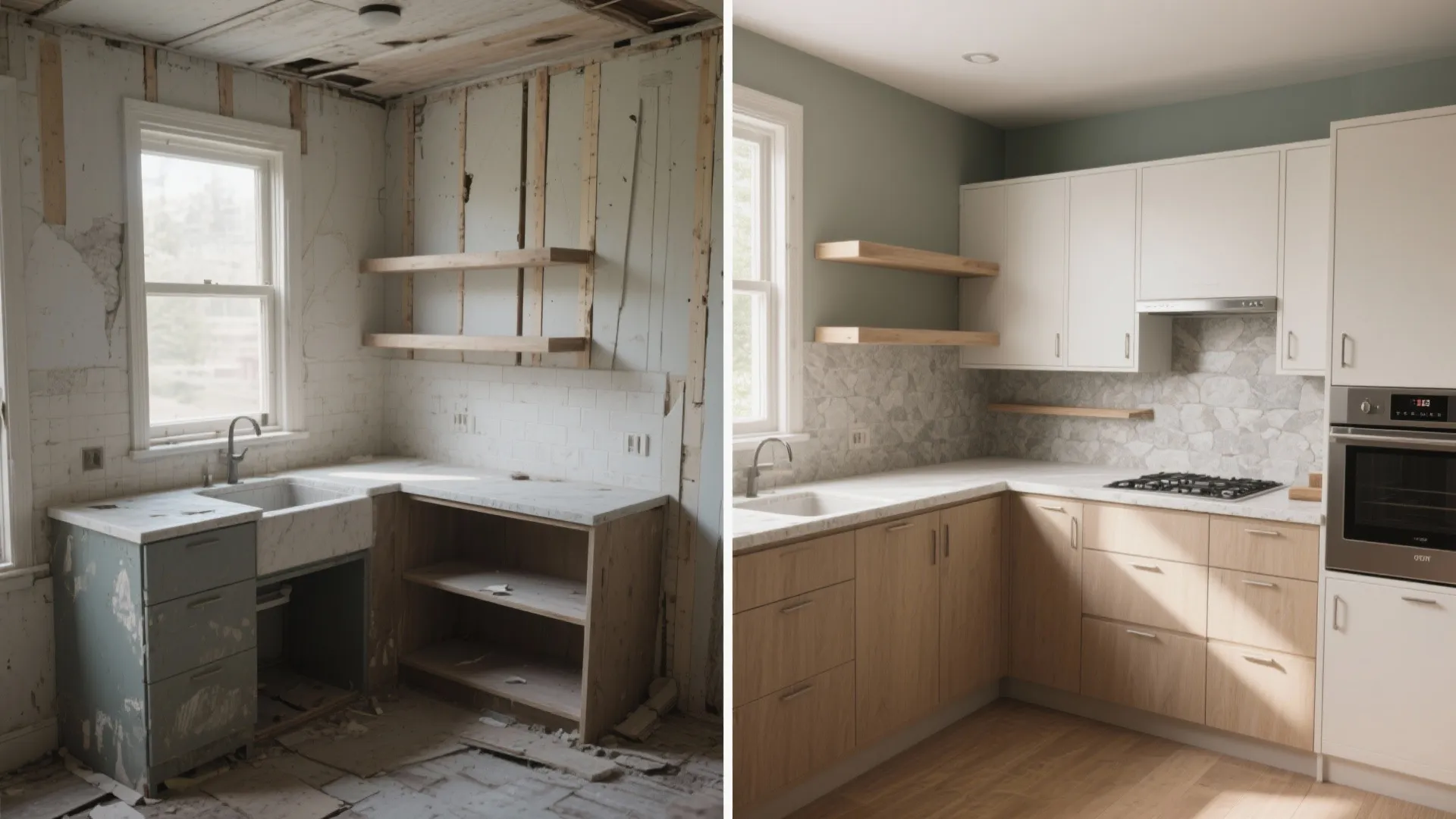 L-Shaped Stud Strategy to Maximize Counter Runs