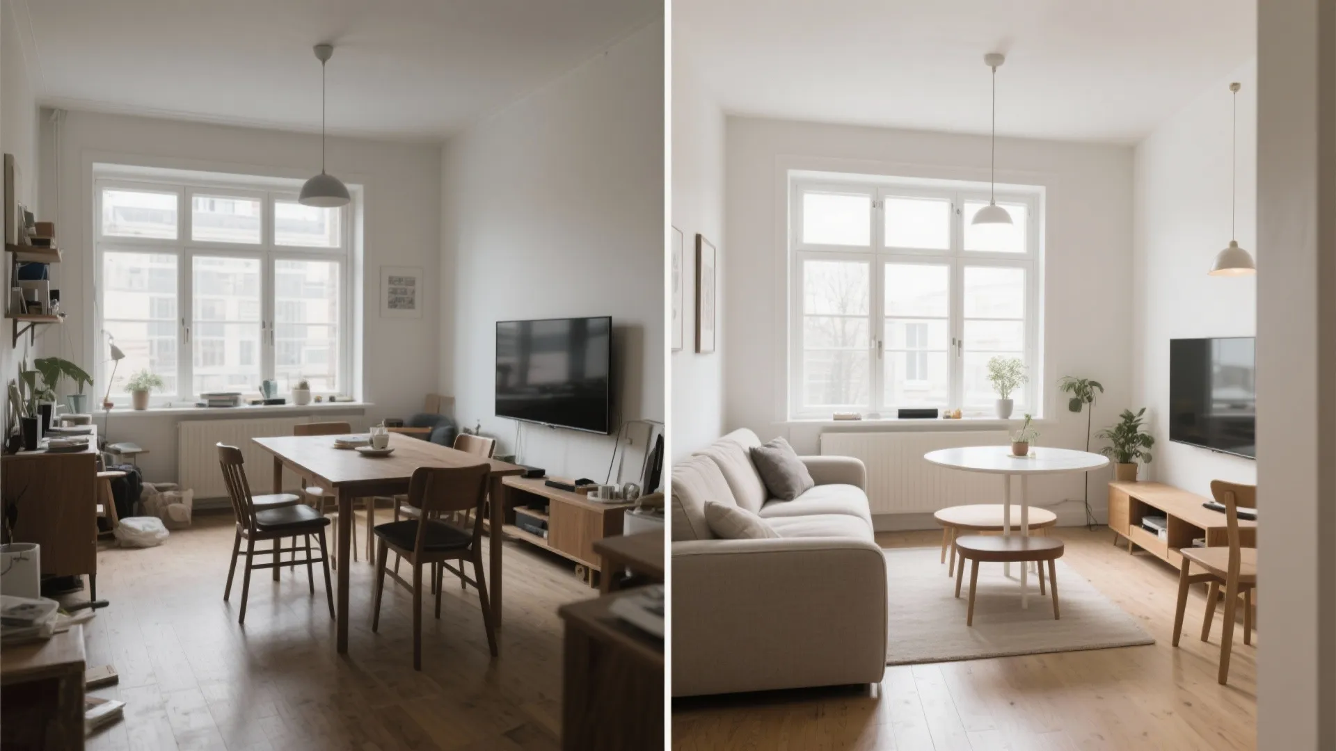 3) L-Shaped Flow to Free the Window Wall