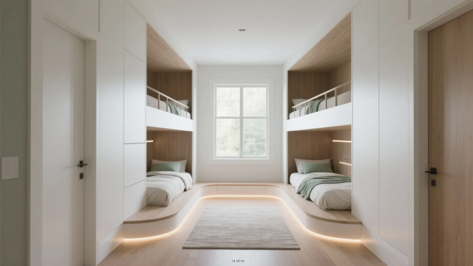 2) Corner L-Shape to Open the Center