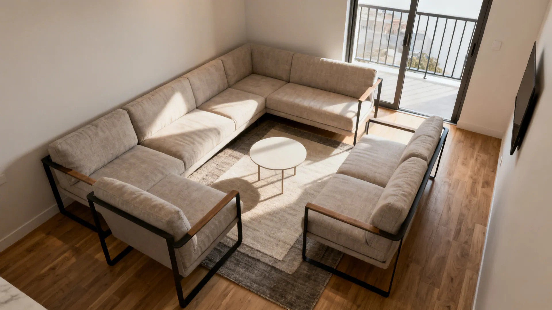 1. L-Shape Corner Hug