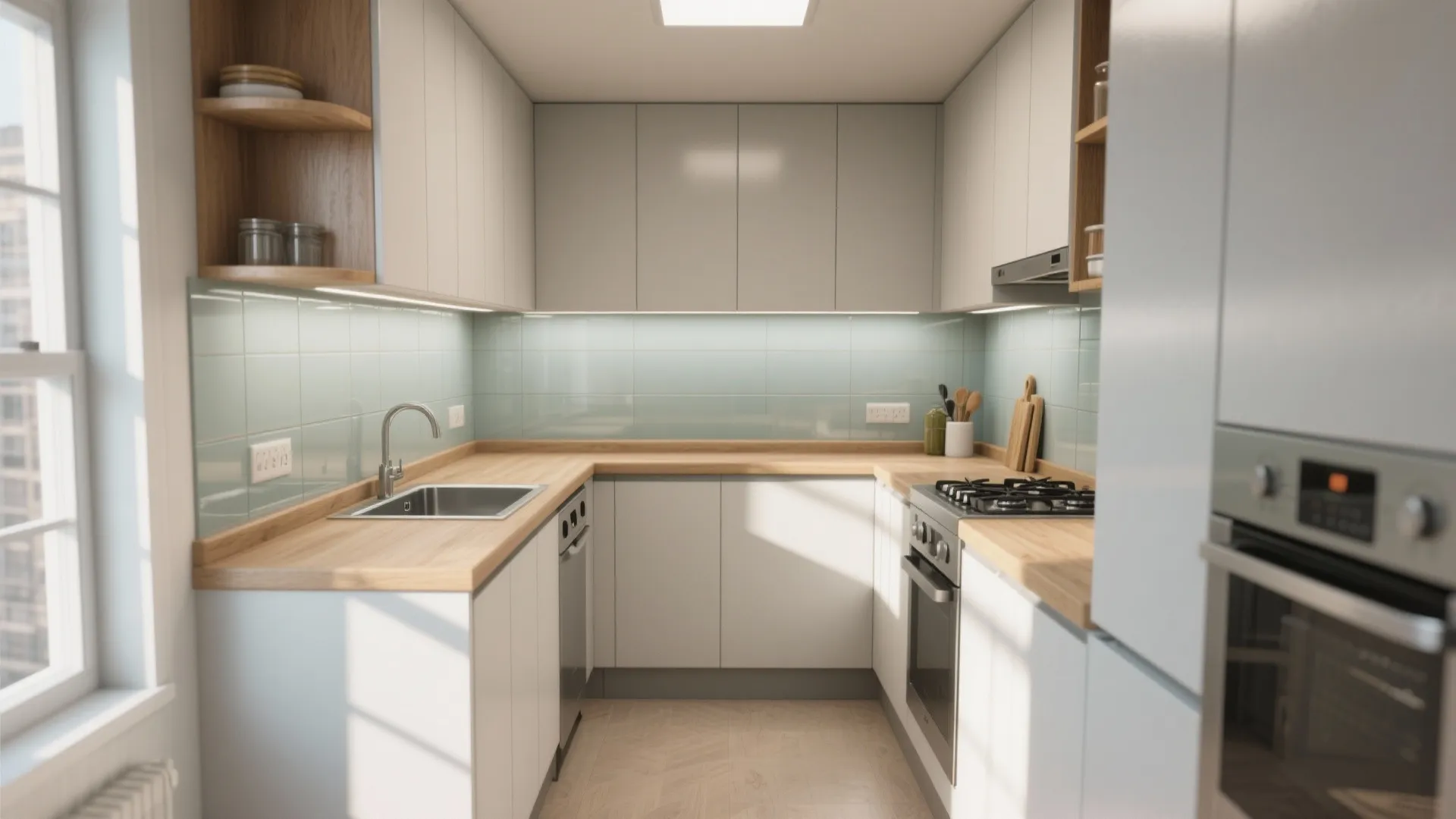 L-Shaped Layouts That Release Counter Space