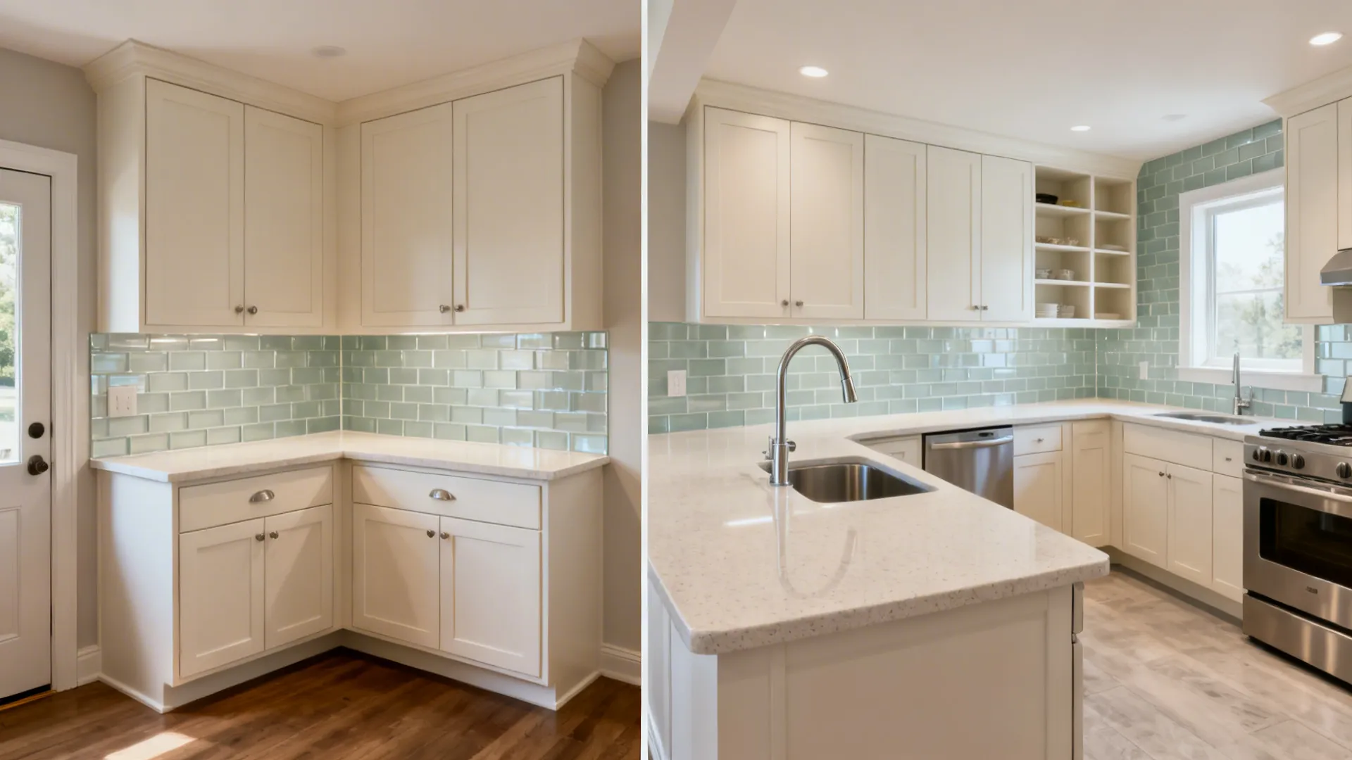 L-shaped tweak to unlock counter space