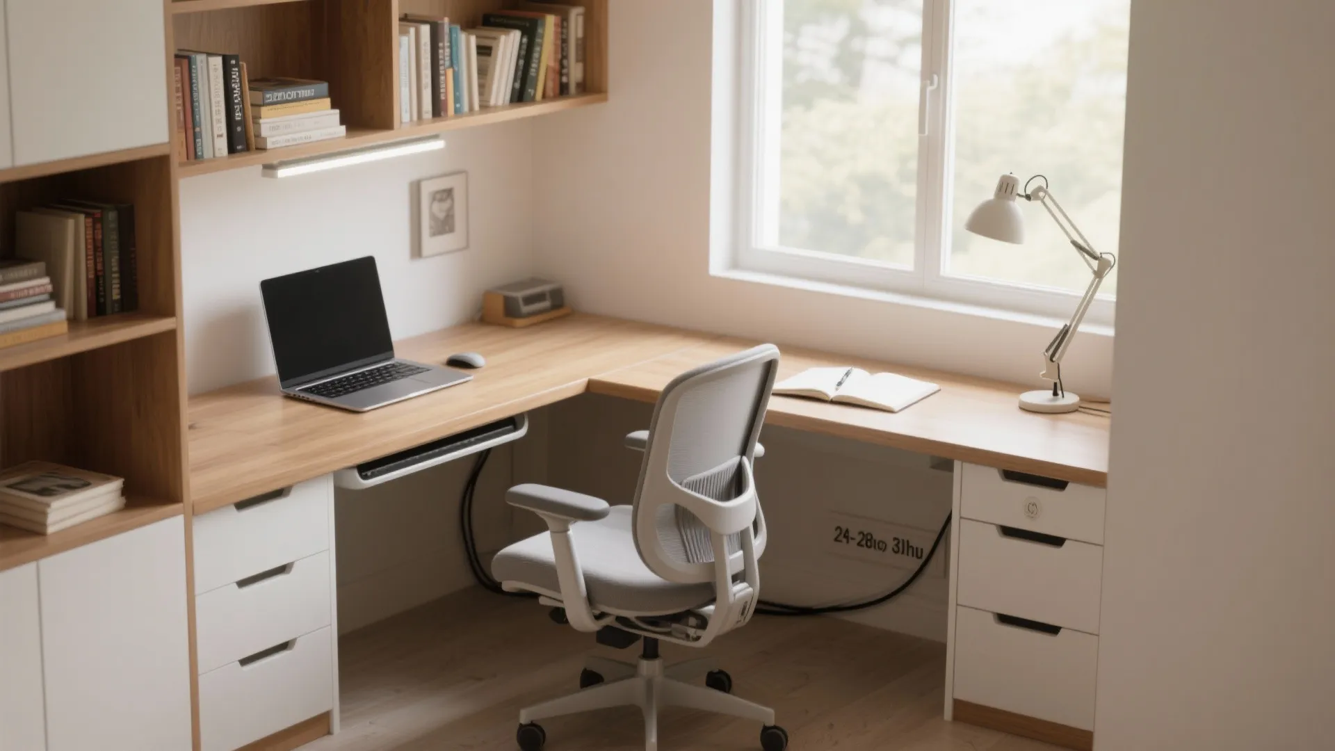 Ergonomic L-Shaped Desk Layout That Grows With You