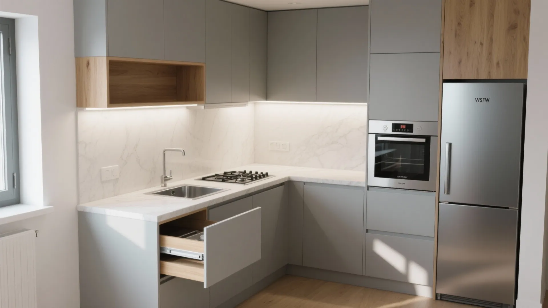 L-Shaped Small Kitchen Layout That Actually Works