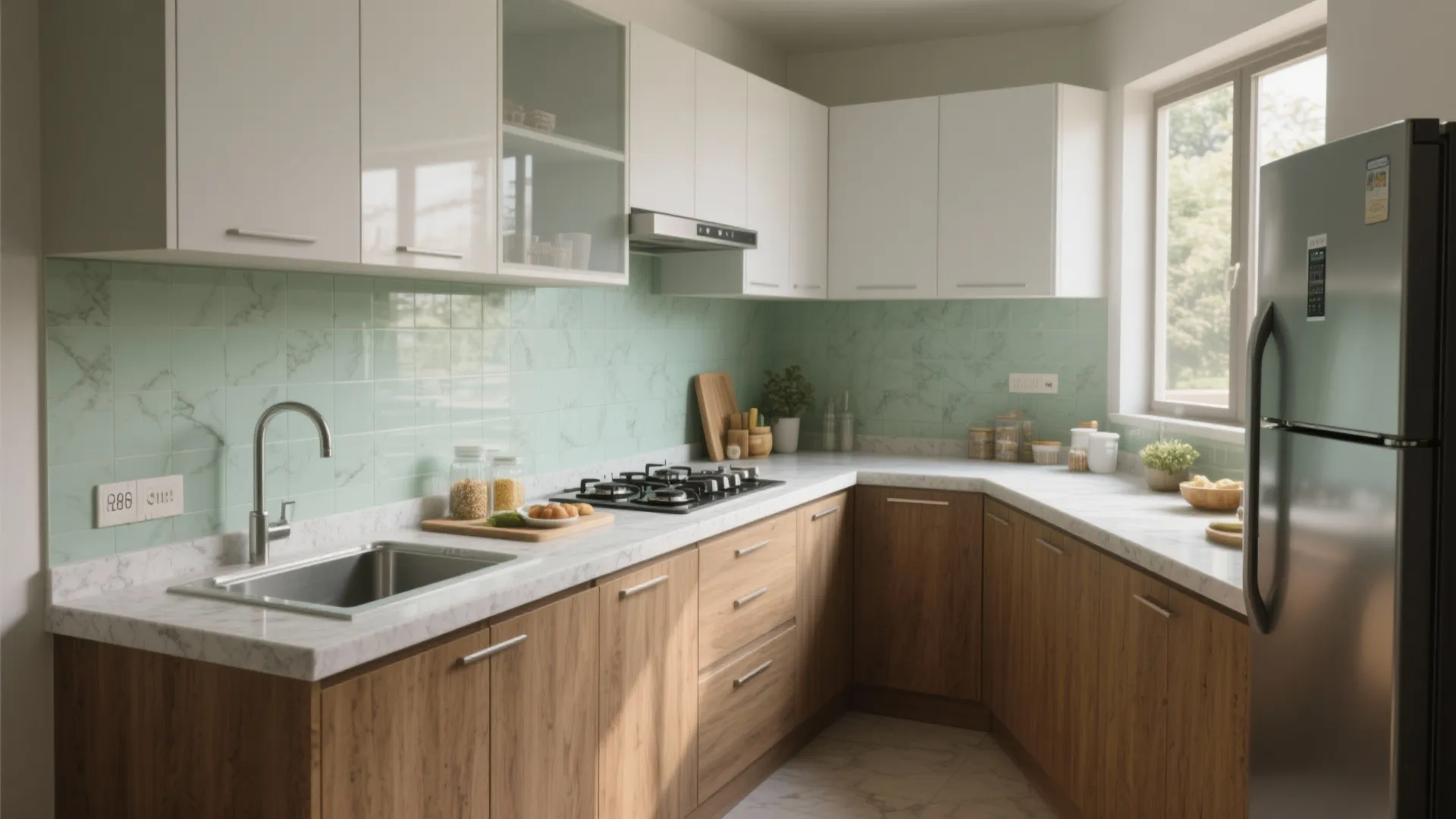 L-Shaped Layout for Compact Efficiency