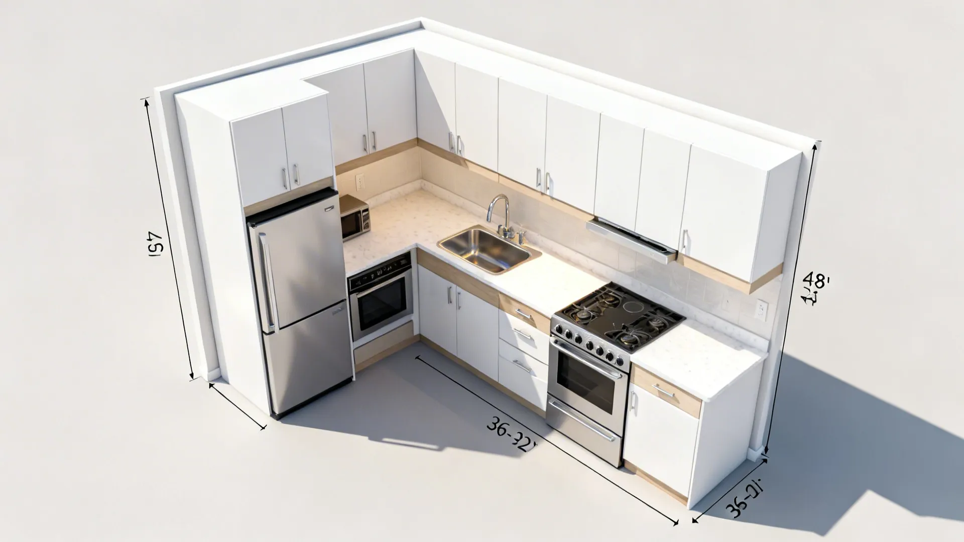 L-Shaped Layouts that Free More Counter Space