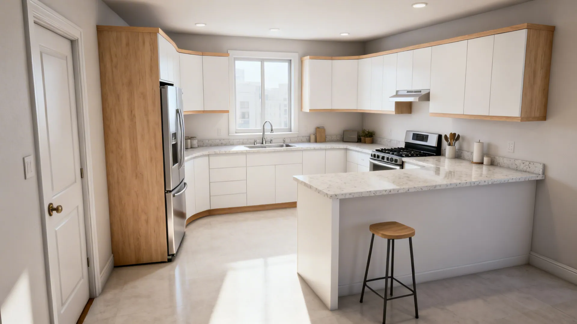 L-Shaped Layouts That Free Counter Space