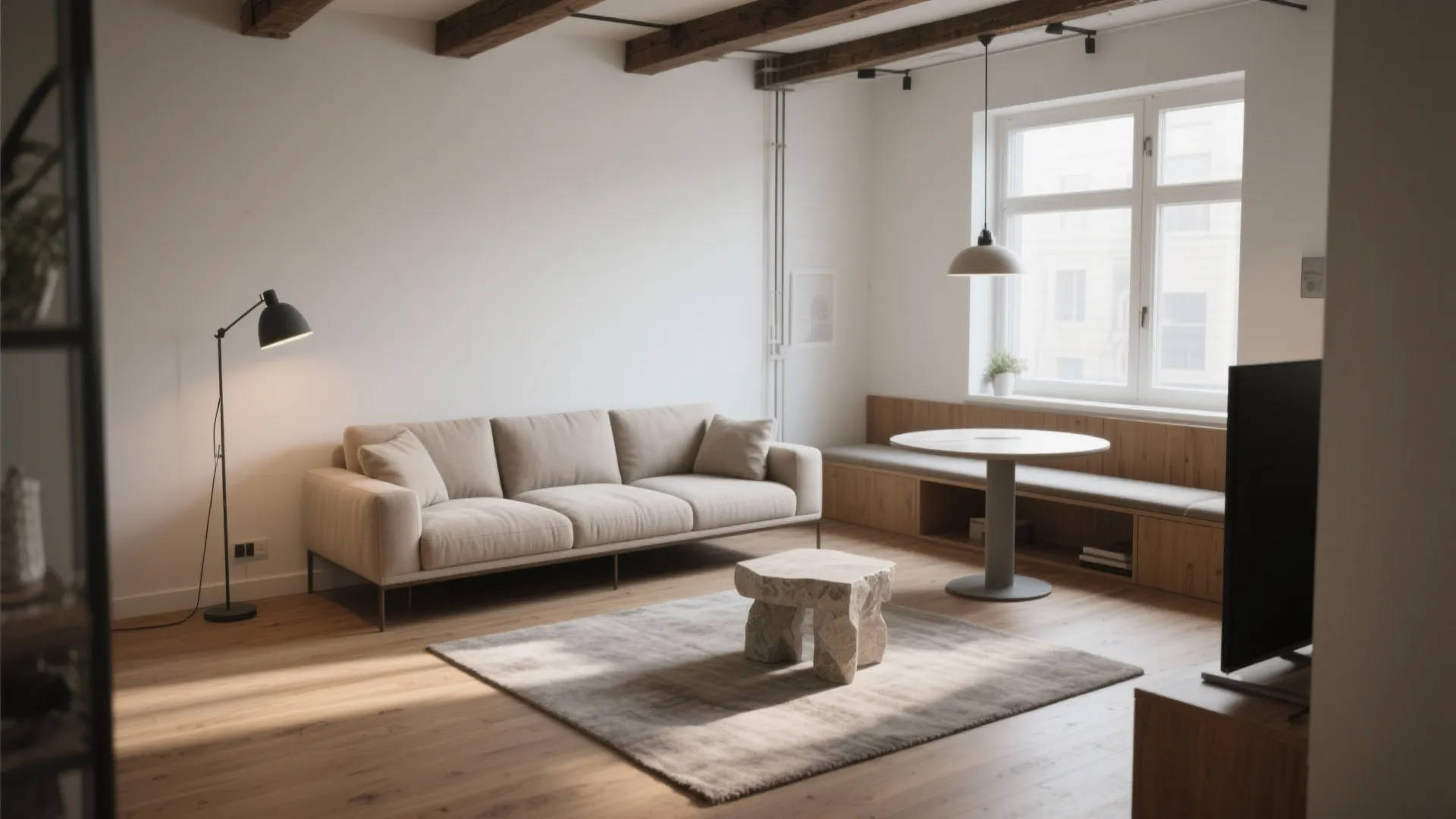 Multi-Functional L-Shaped Living Core