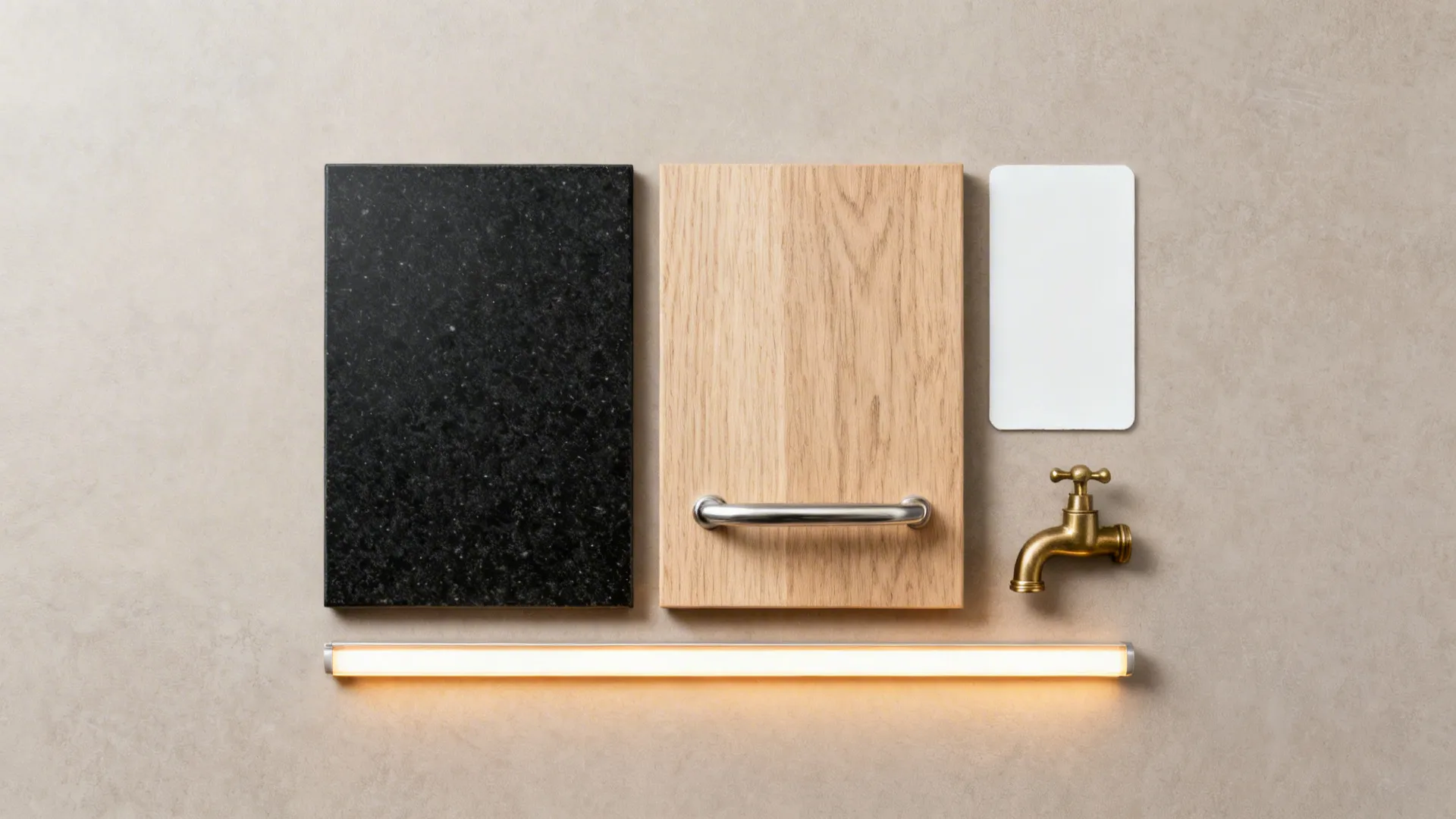 L-Shaped Micro Kitchen with Efficient Work Triangle