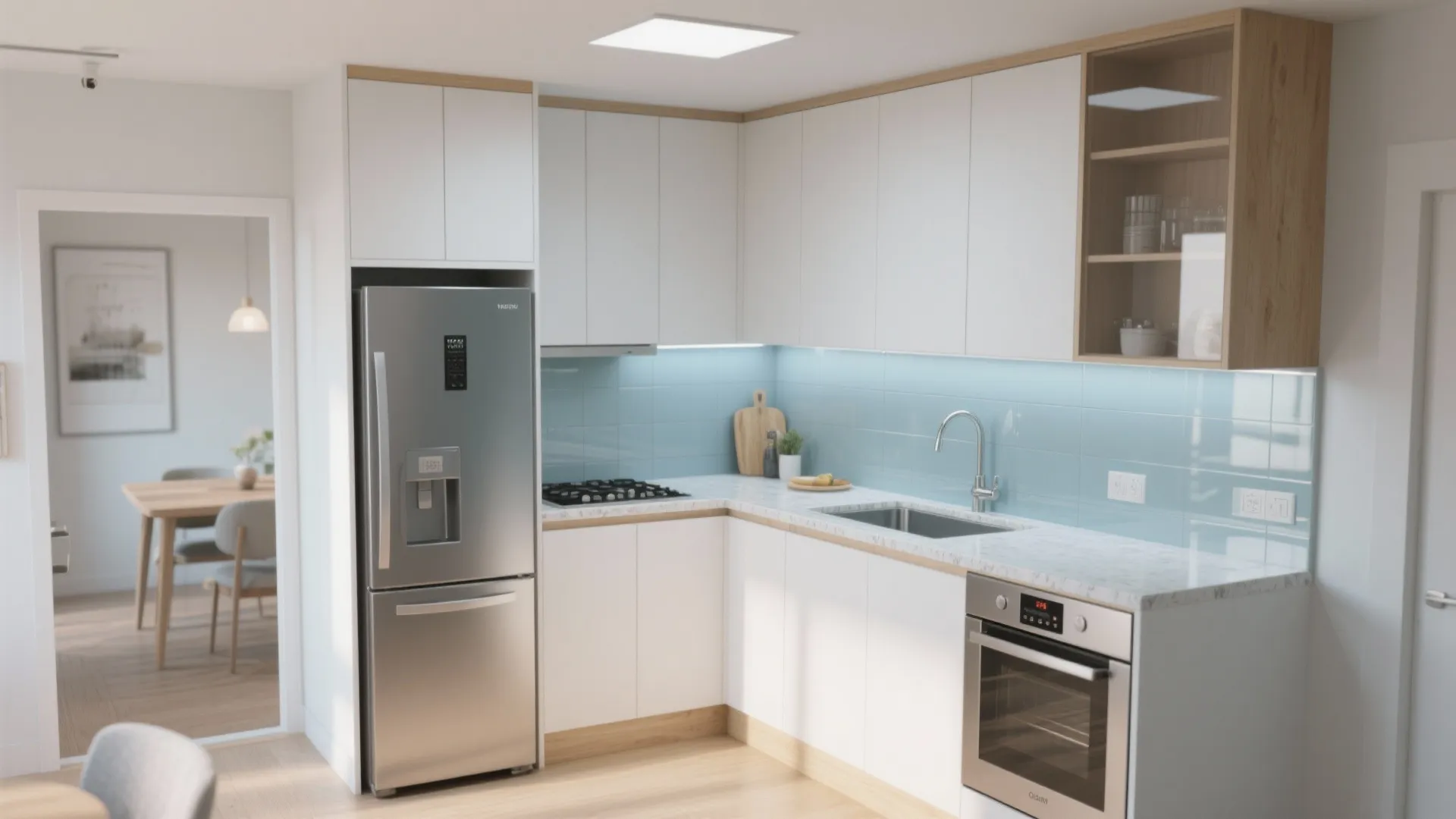 L-Shaped Micro Layout With Clear Zones