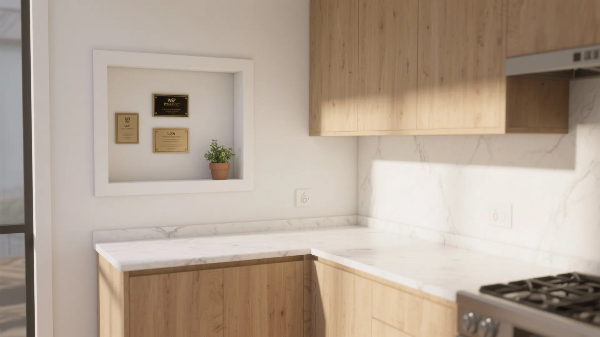 L-Shaped Micro-Layout that Adds Display Niche