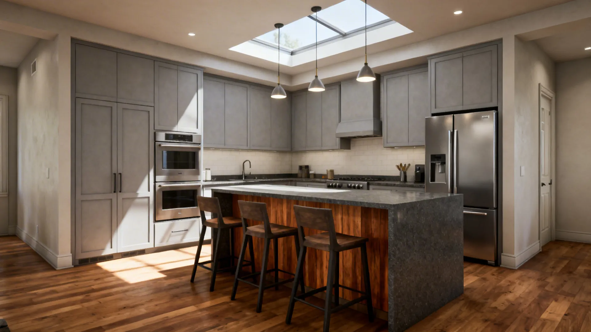 Idea 3: L-Shaped Layout with a Working Peninsula