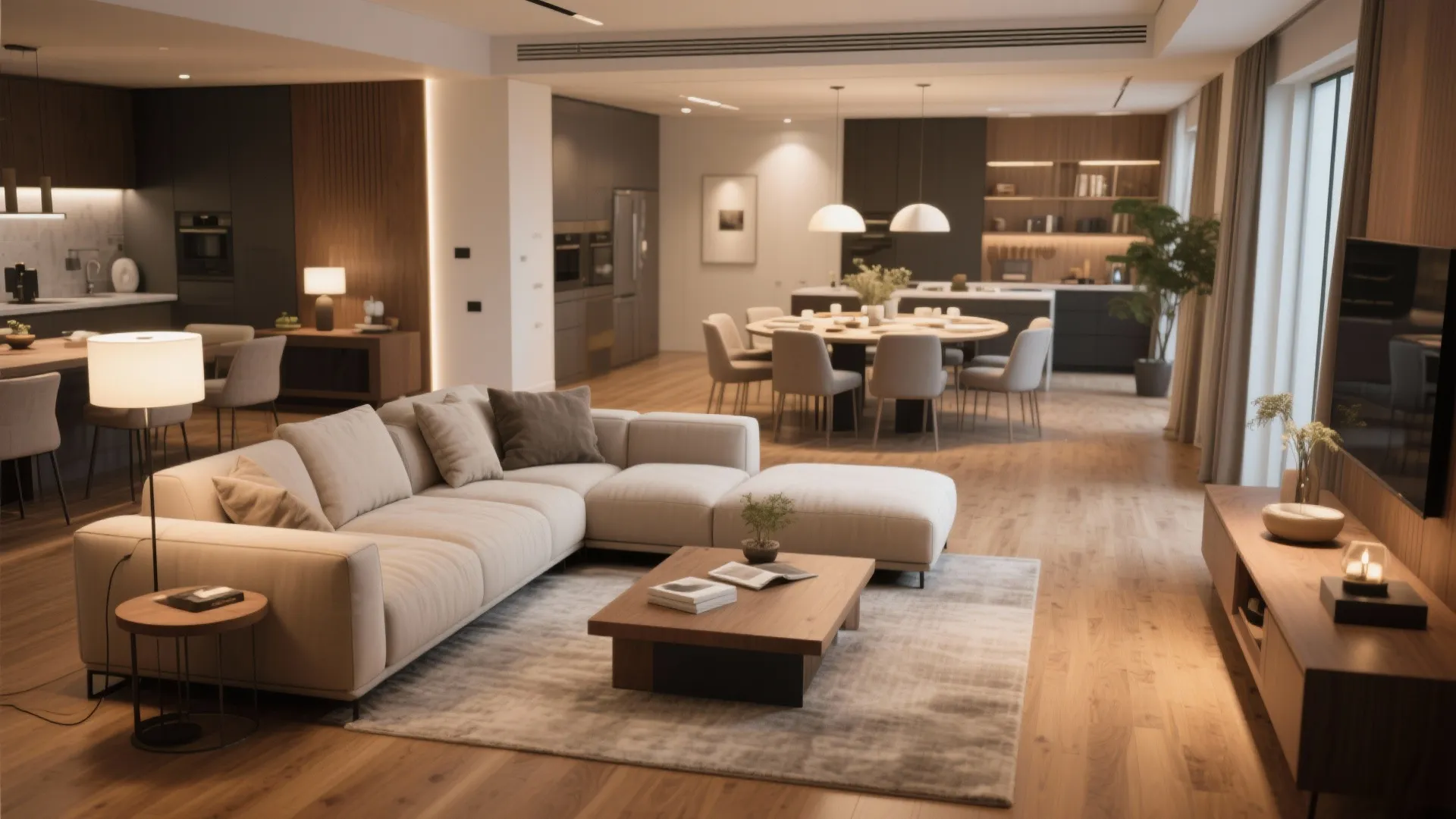 3. L-Shaped Furniture Arrangement