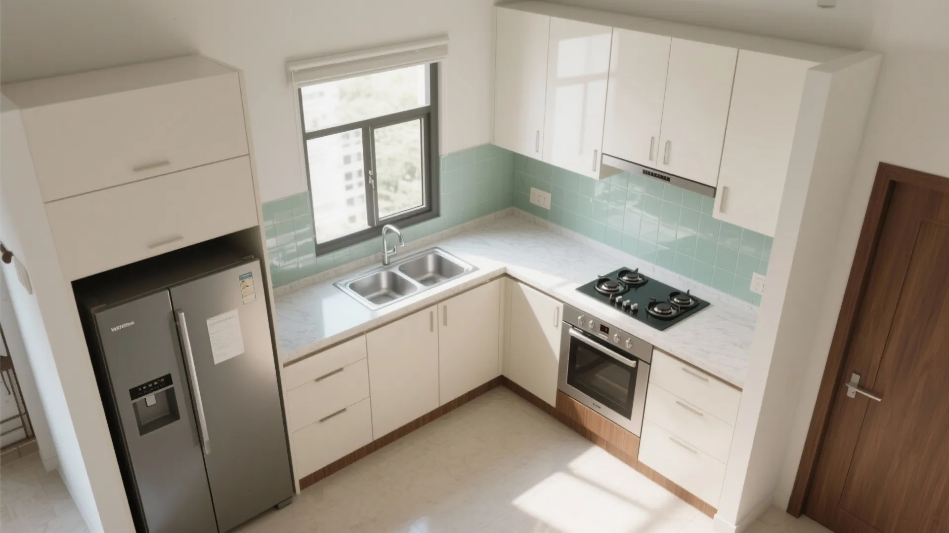 L-Shaped Layouts that Flow in a 2 BHK Flat in Kothrud