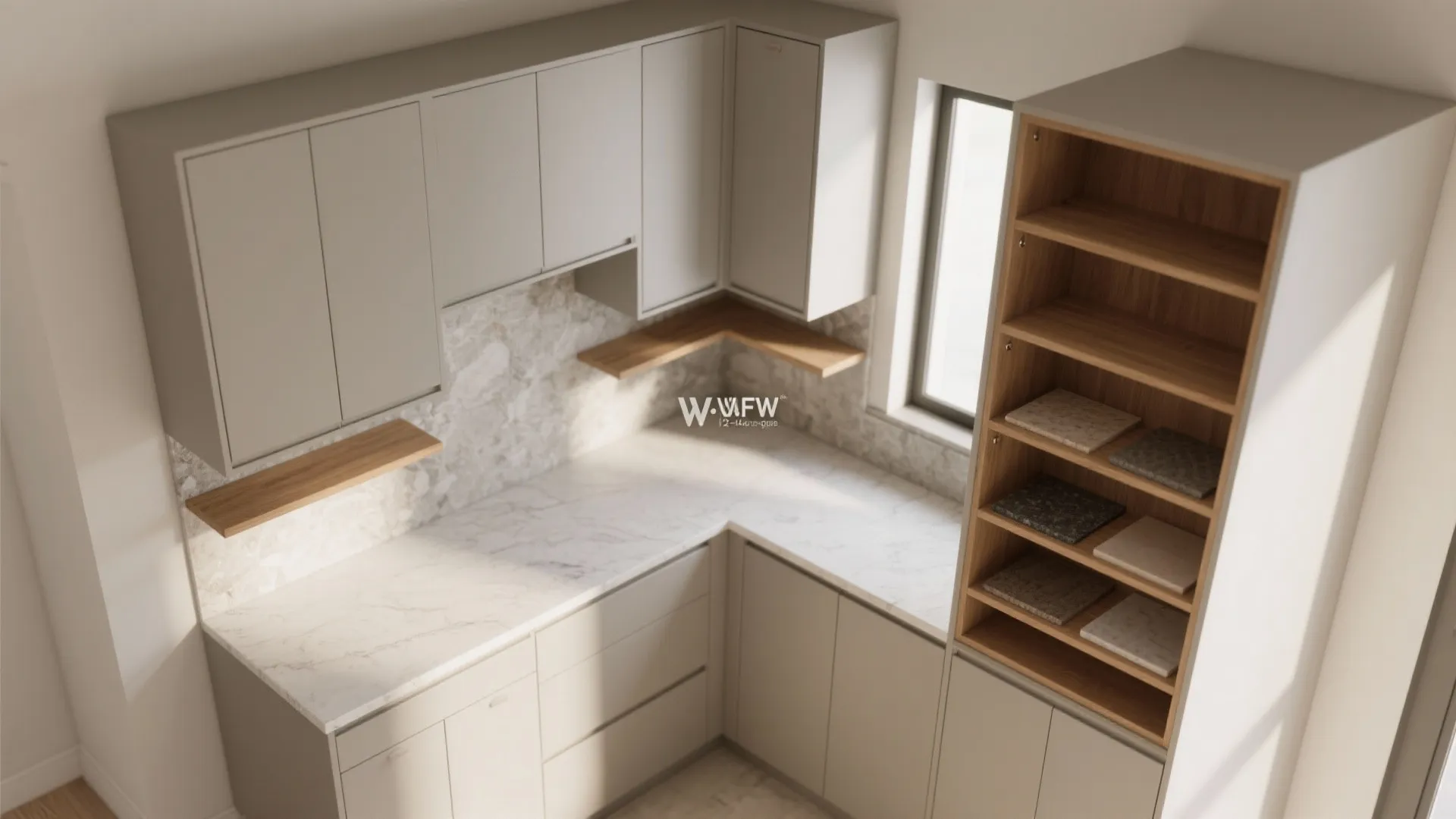 3) Corner-Savvy: L-Shaped Wall Cabinet Runs