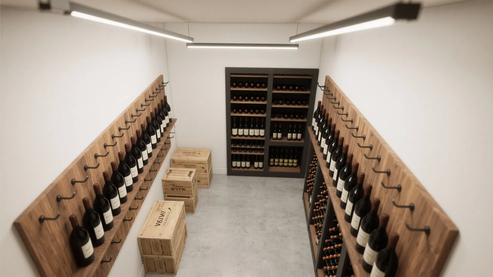 L-Shaped Layout for Micro Cellars