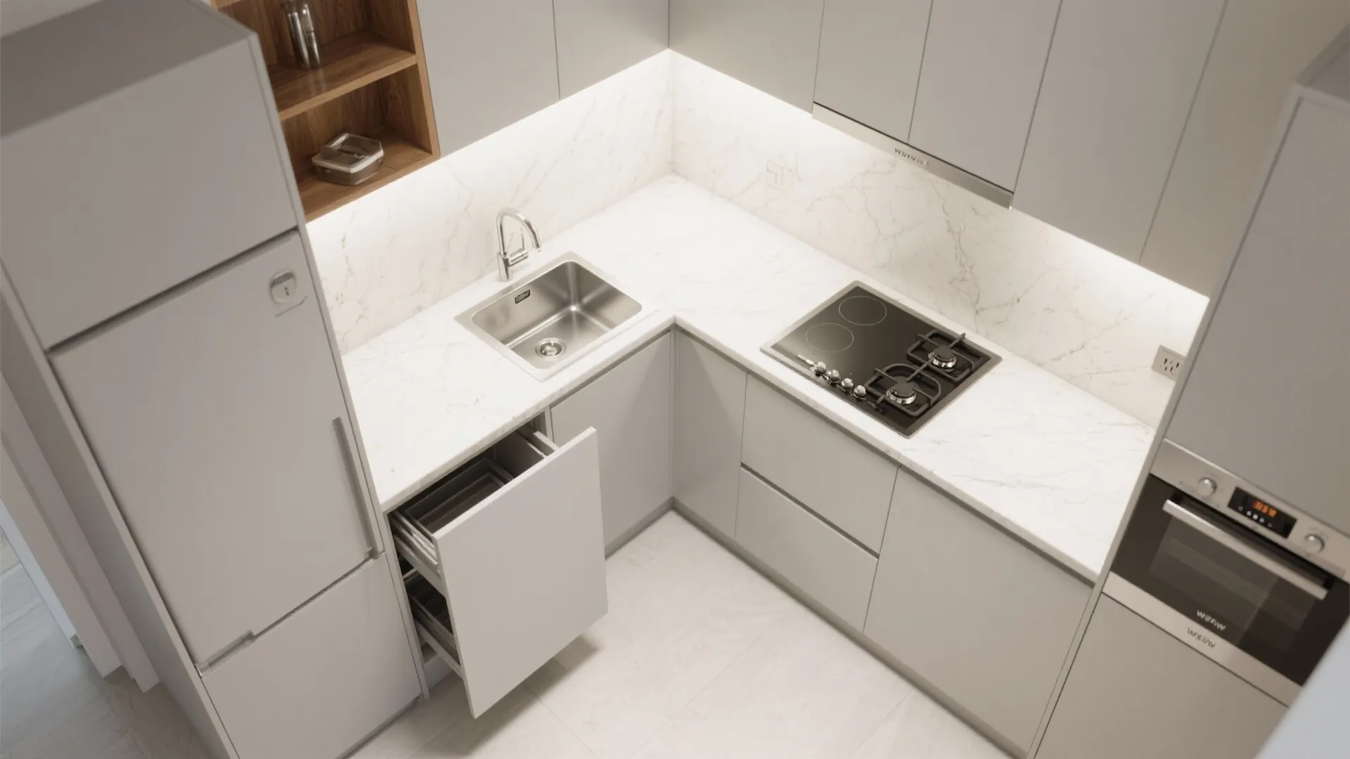 L-Shaped Small Kitchen Layout That Actually Works