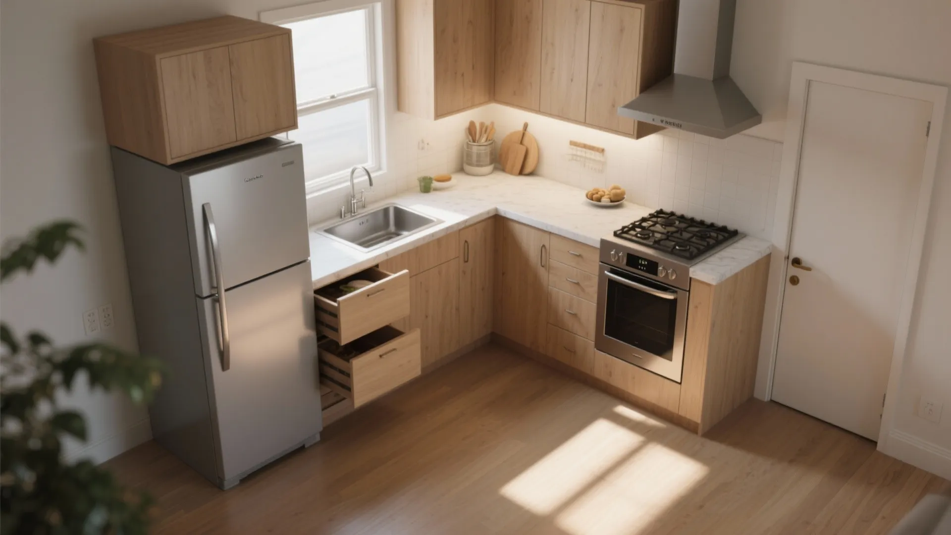 L-Shaped Layout That Wins Small Workflows