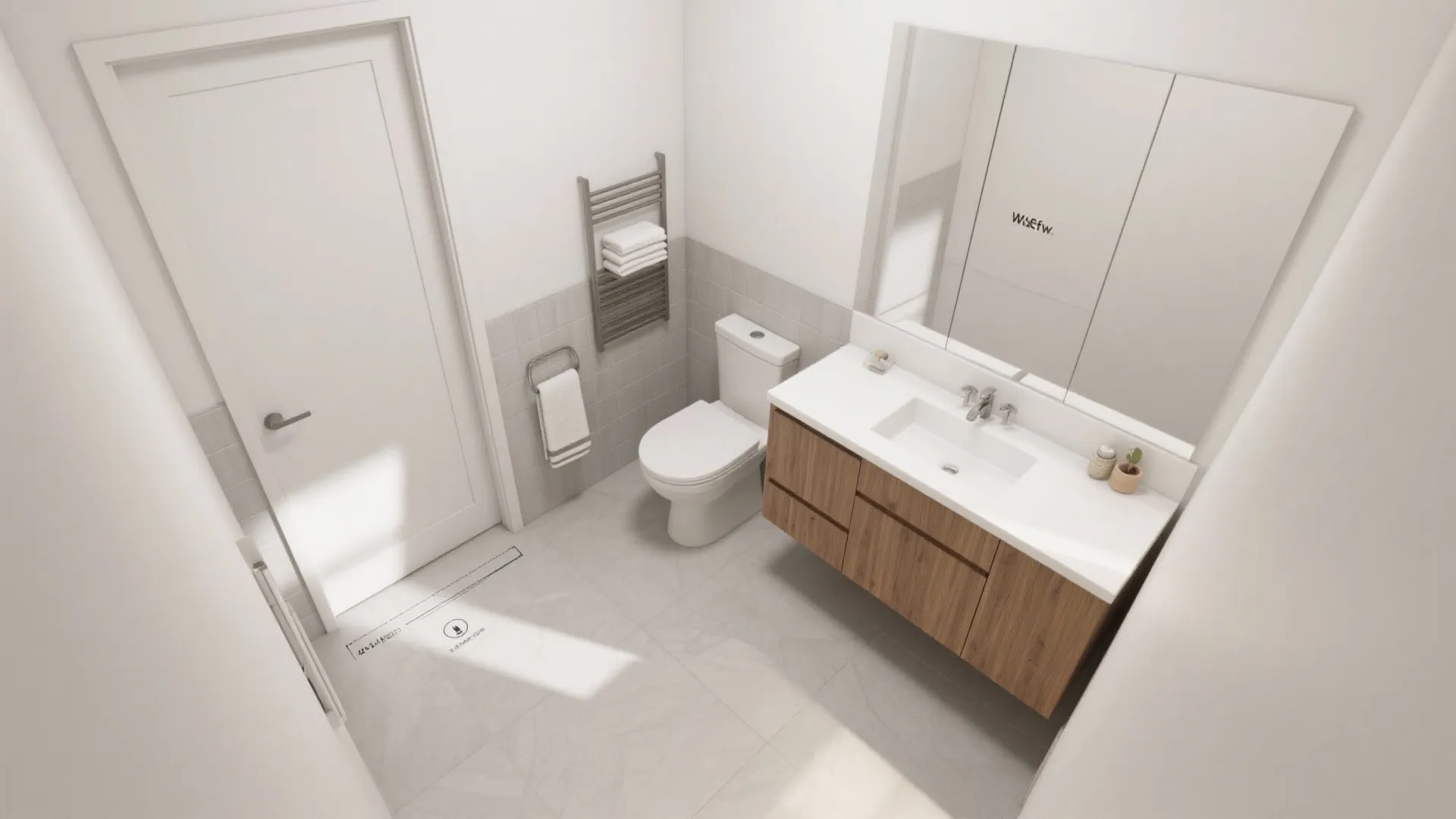 L-Shaped Layout that Frees Counter Space