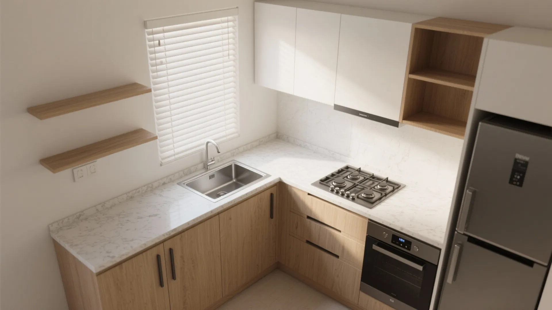 L-shaped kitchen layouts that unlock counter space