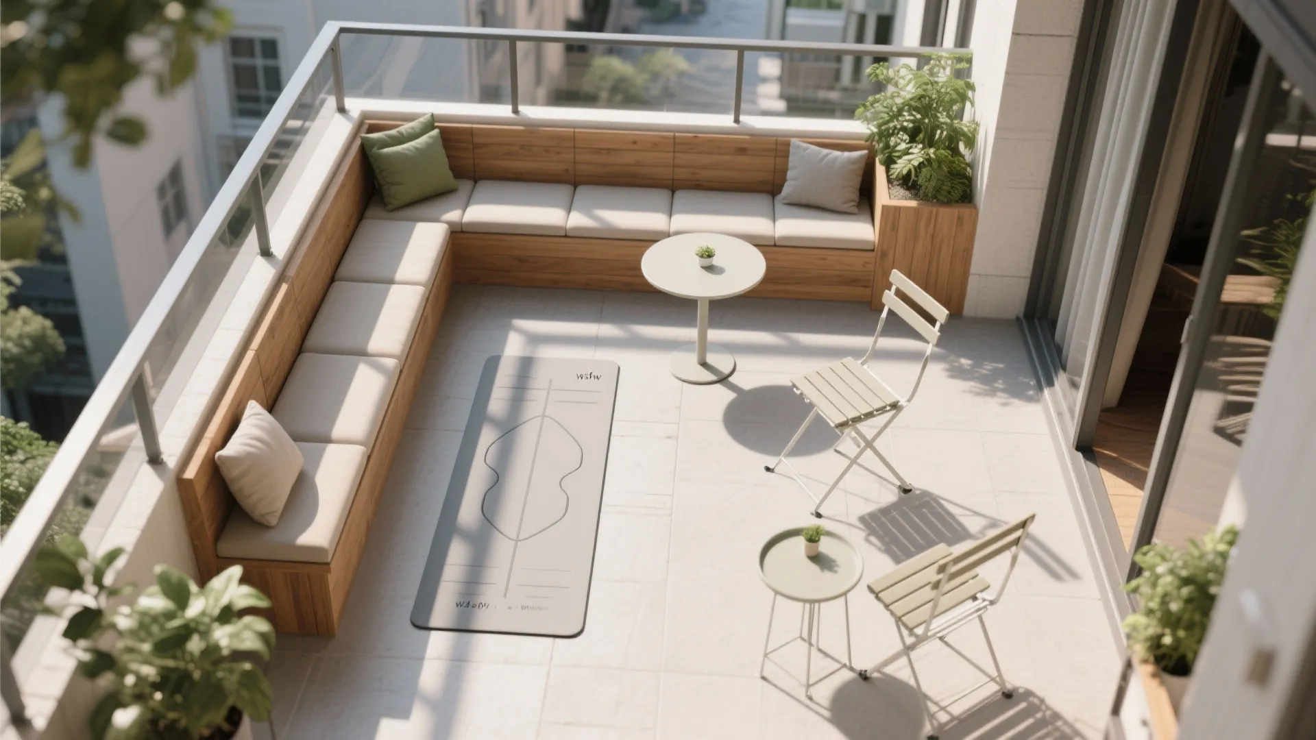 L-Shaped Corners and Folding Pieces for Flexible Seating