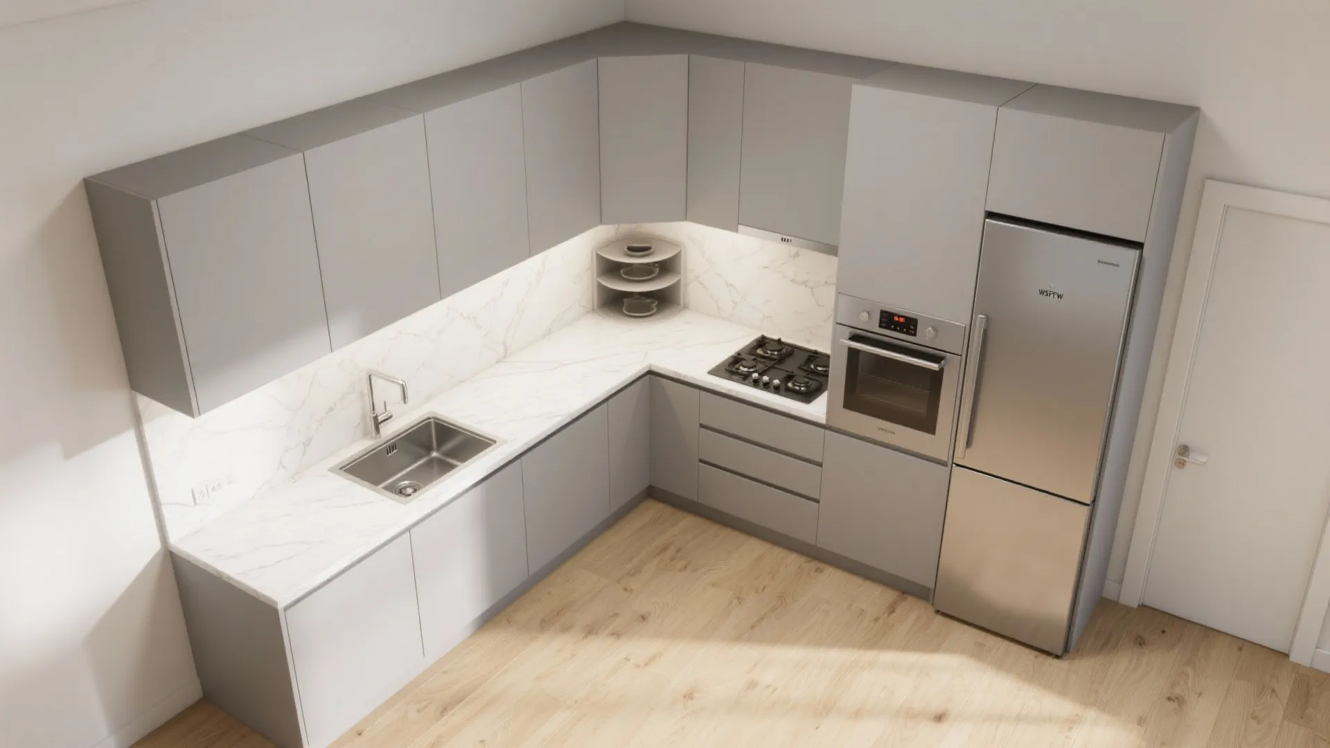 L-shaped kitchen planning to unlock more counter space