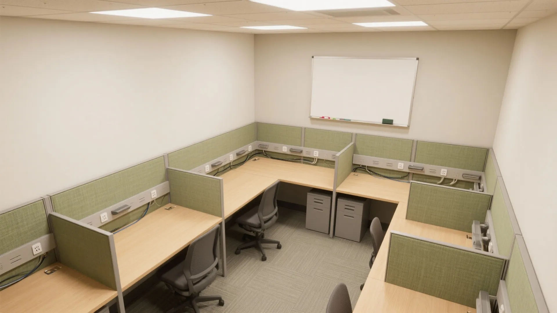 L-shaped study zone planning