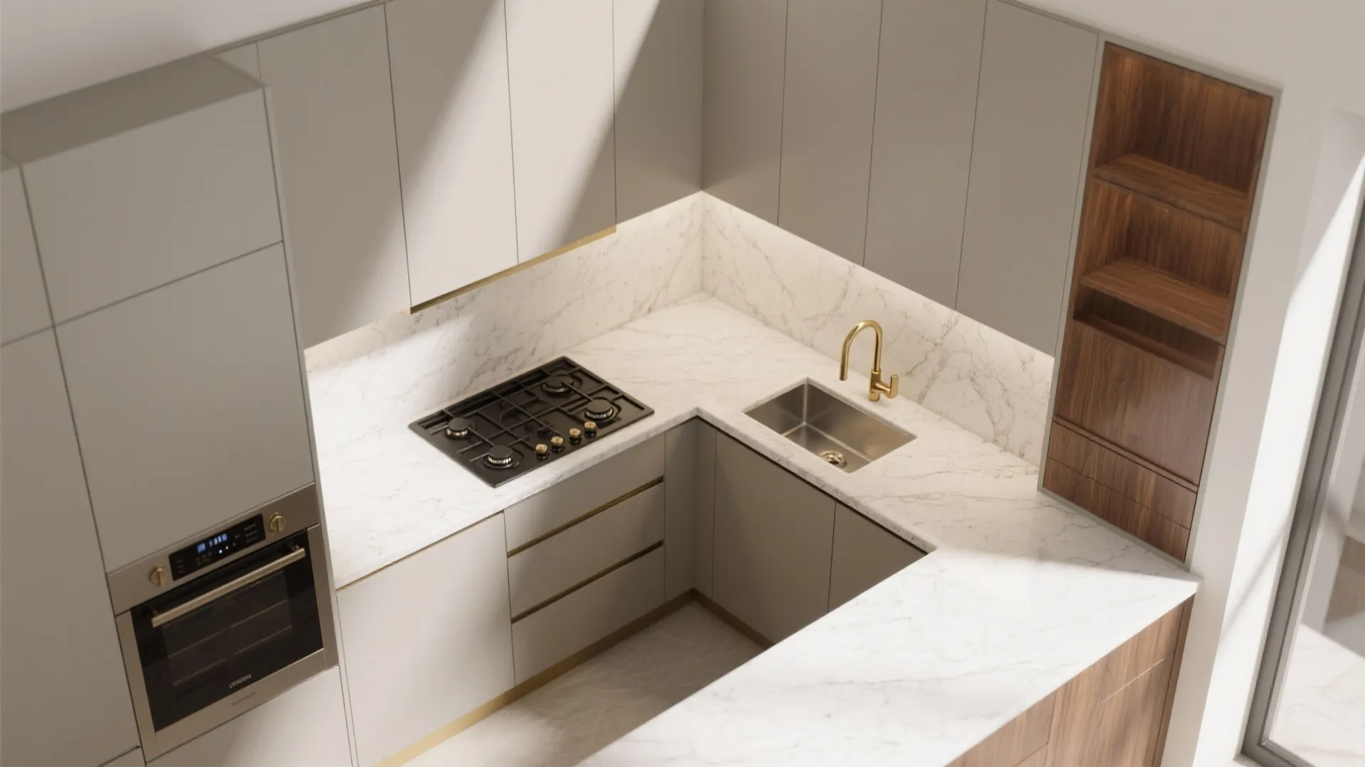 An L-Shaped Layout That Works