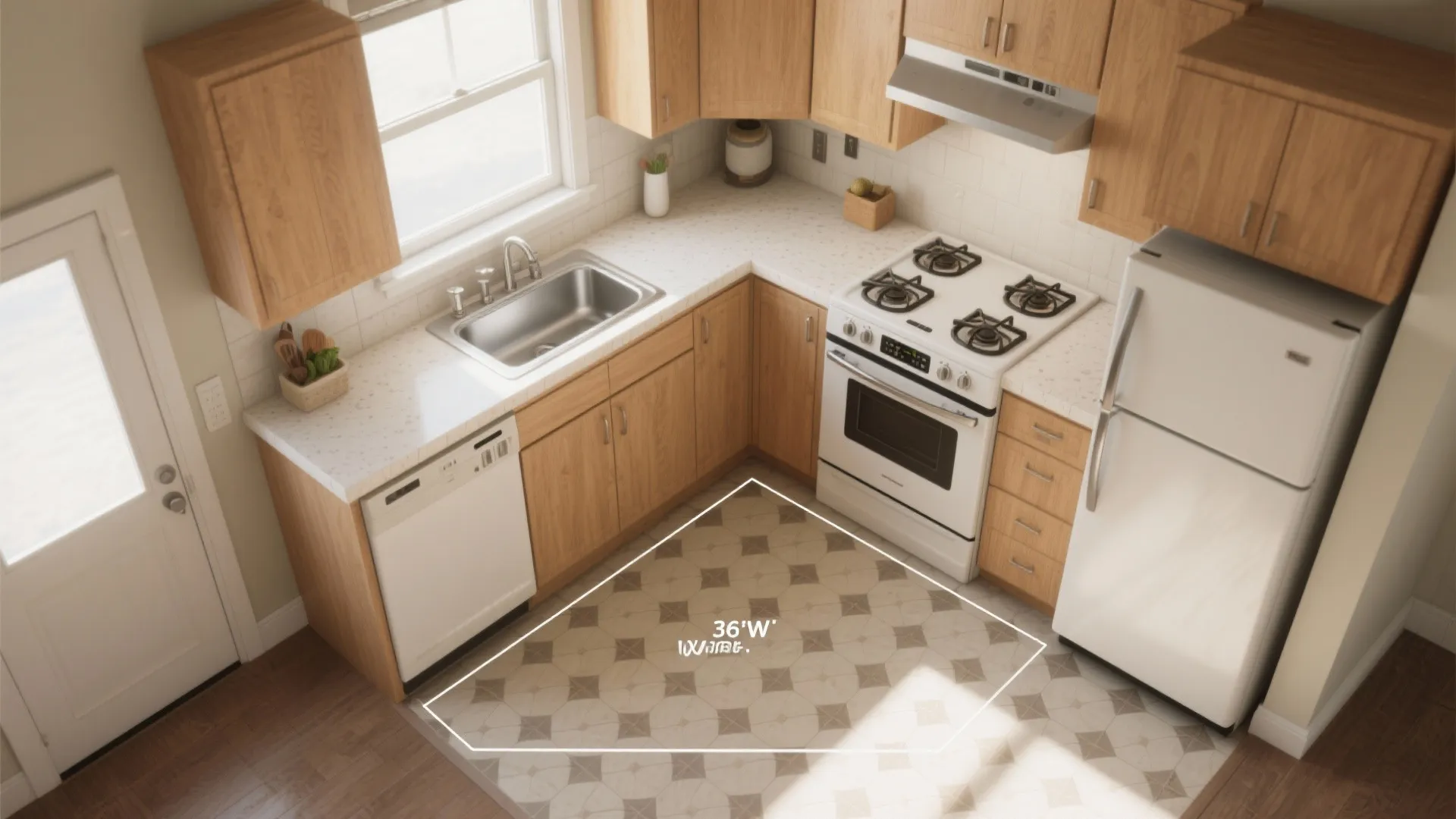 Compact L-Shape That Maximizes Counter Runs